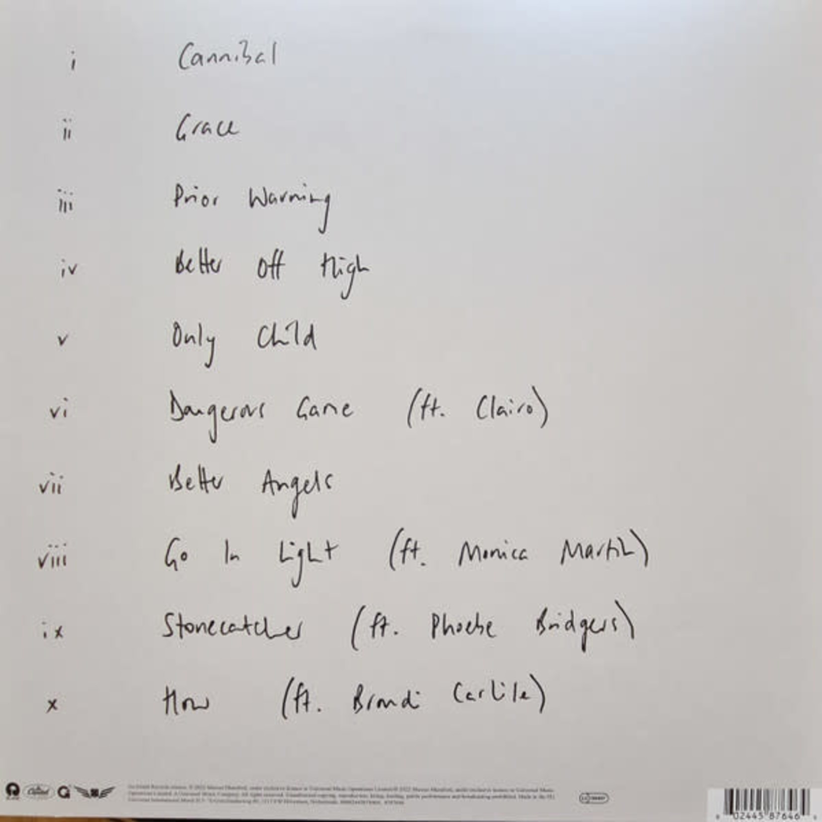 Marcus Mumford - Self-Titled LP (Red Transparent vinyl)
