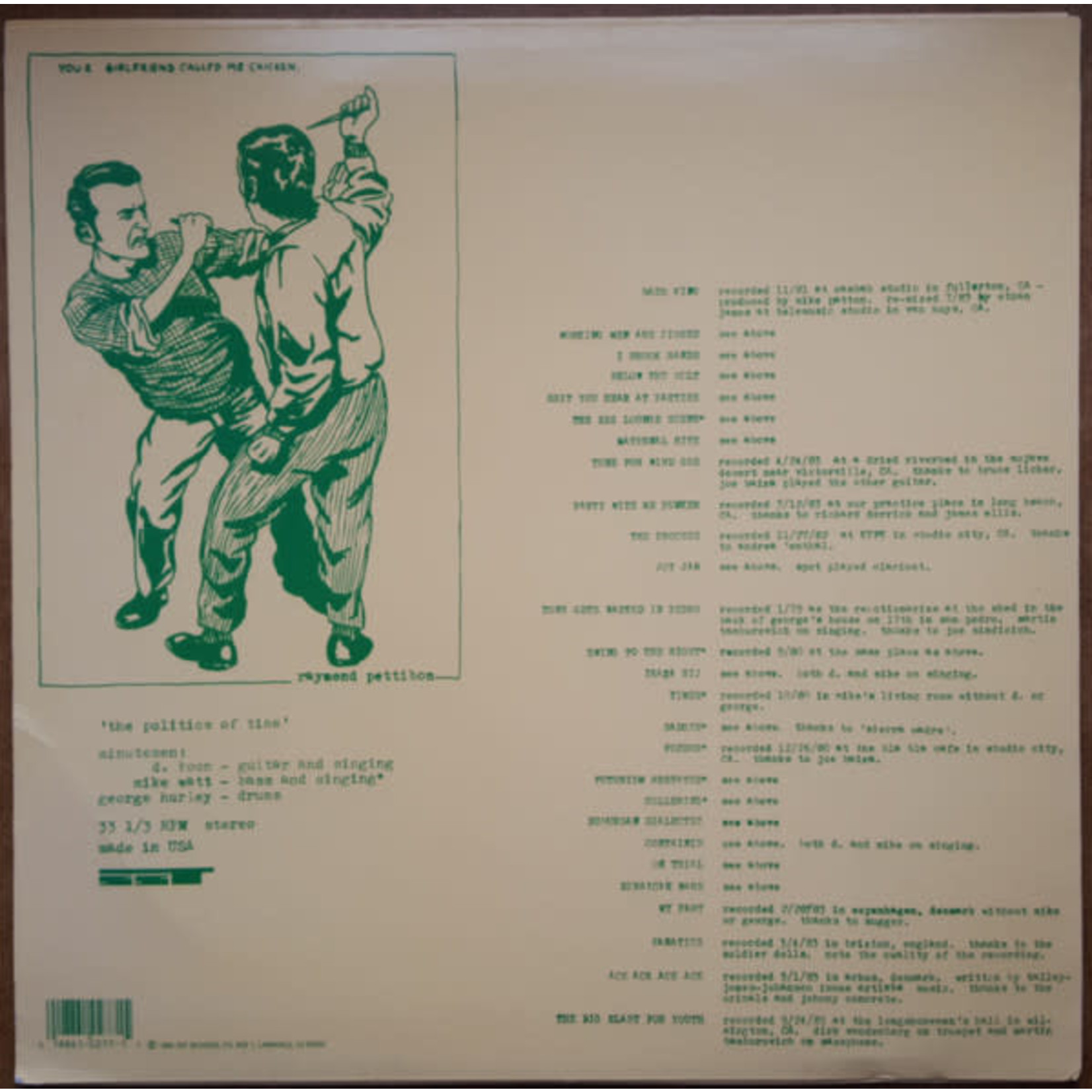 SST Minutemen - The Politics Of Time (LP)