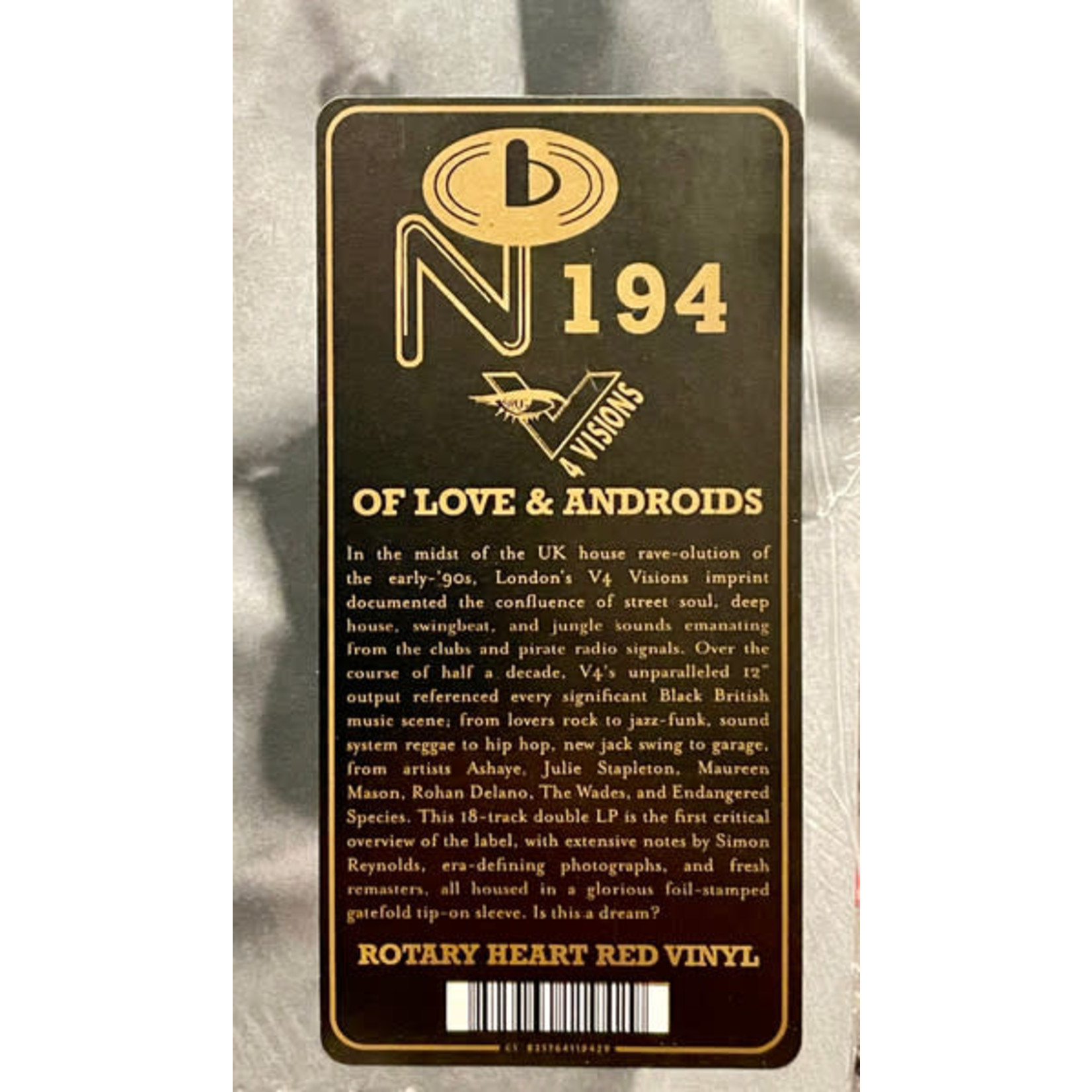 Numero Group V/A - V4 Visions: Of Love & Androids (2LP) [Red]