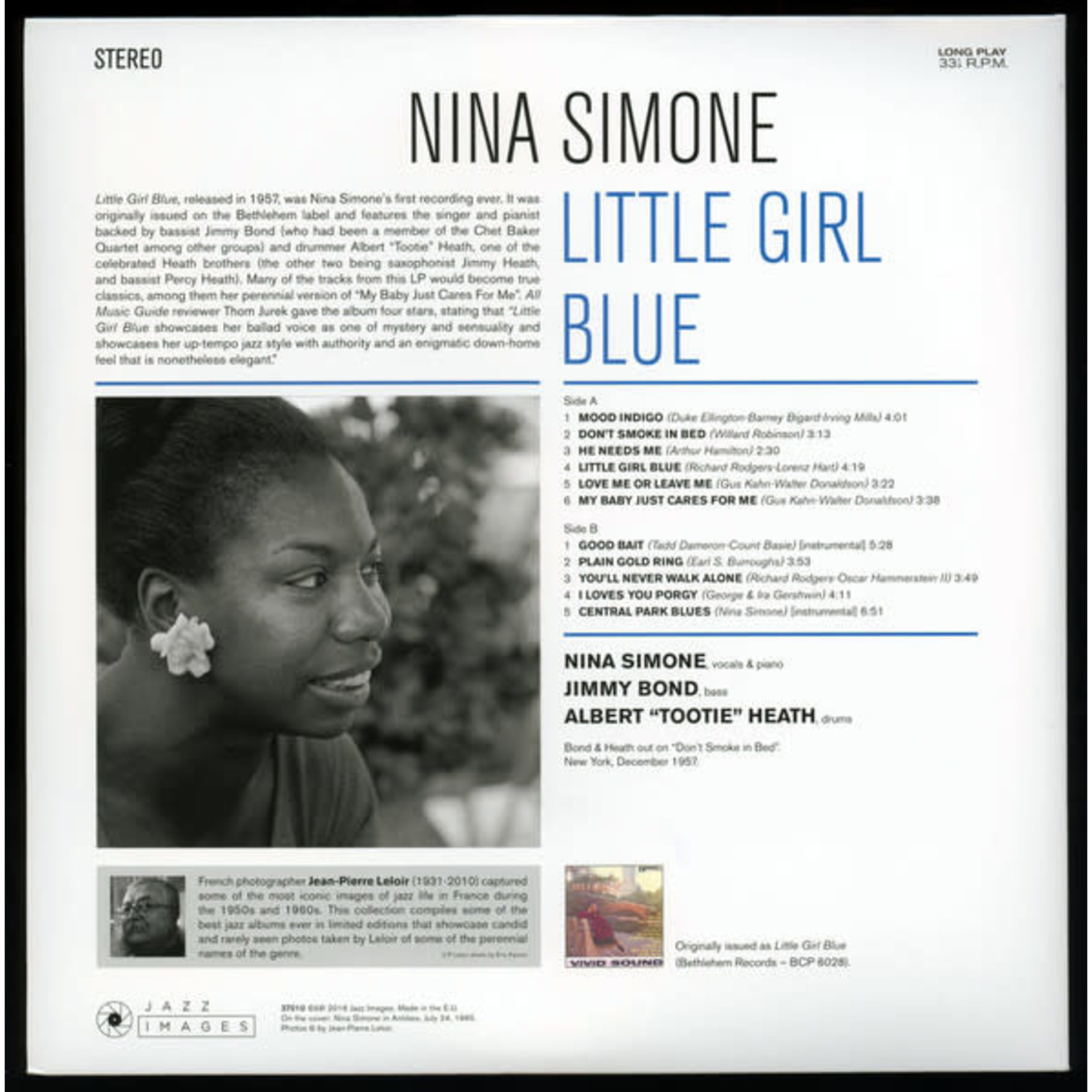 Jazz Images Nina Simone - Little Girl Blue (LP)