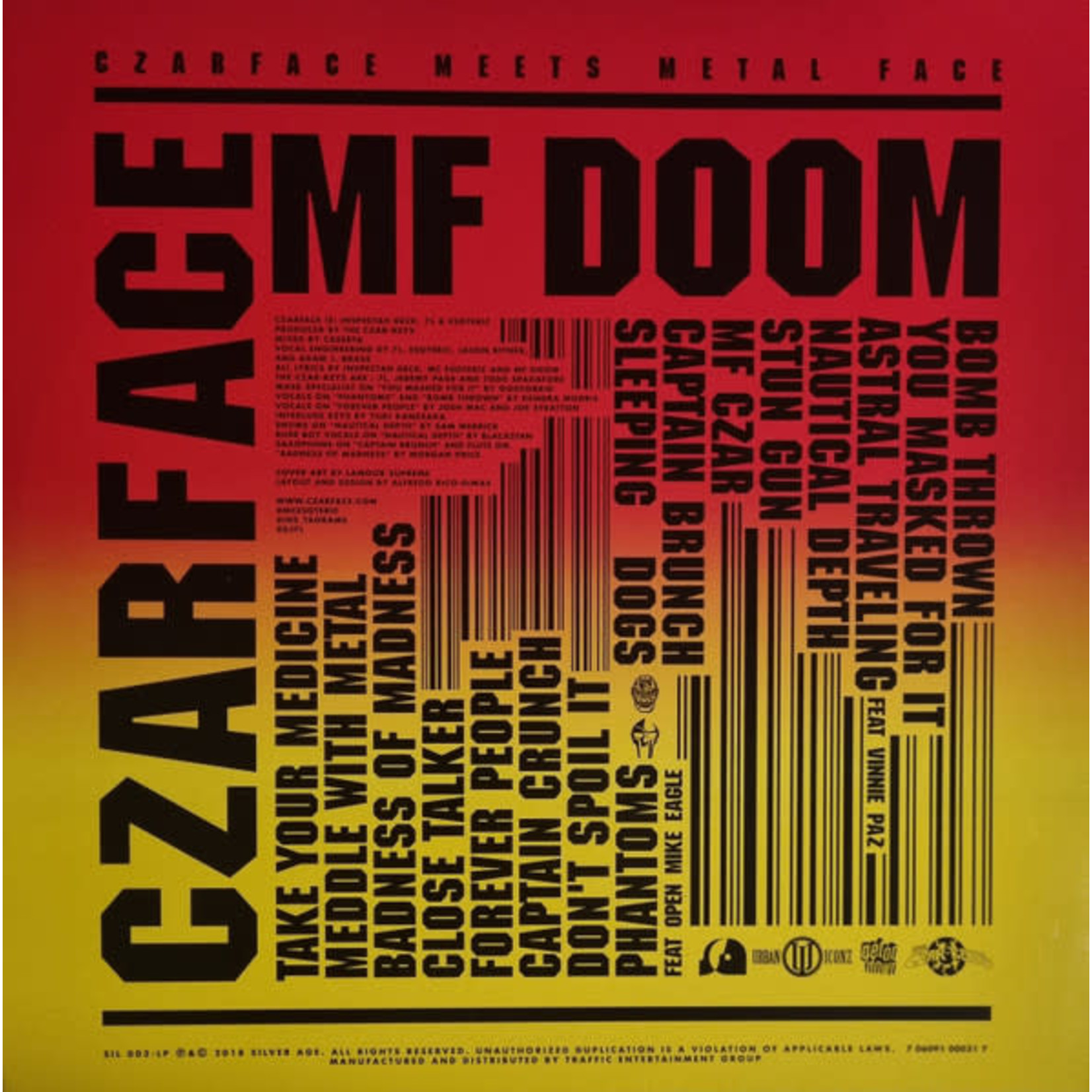 Czarface - Czarface Meets Metal Face (LP)
