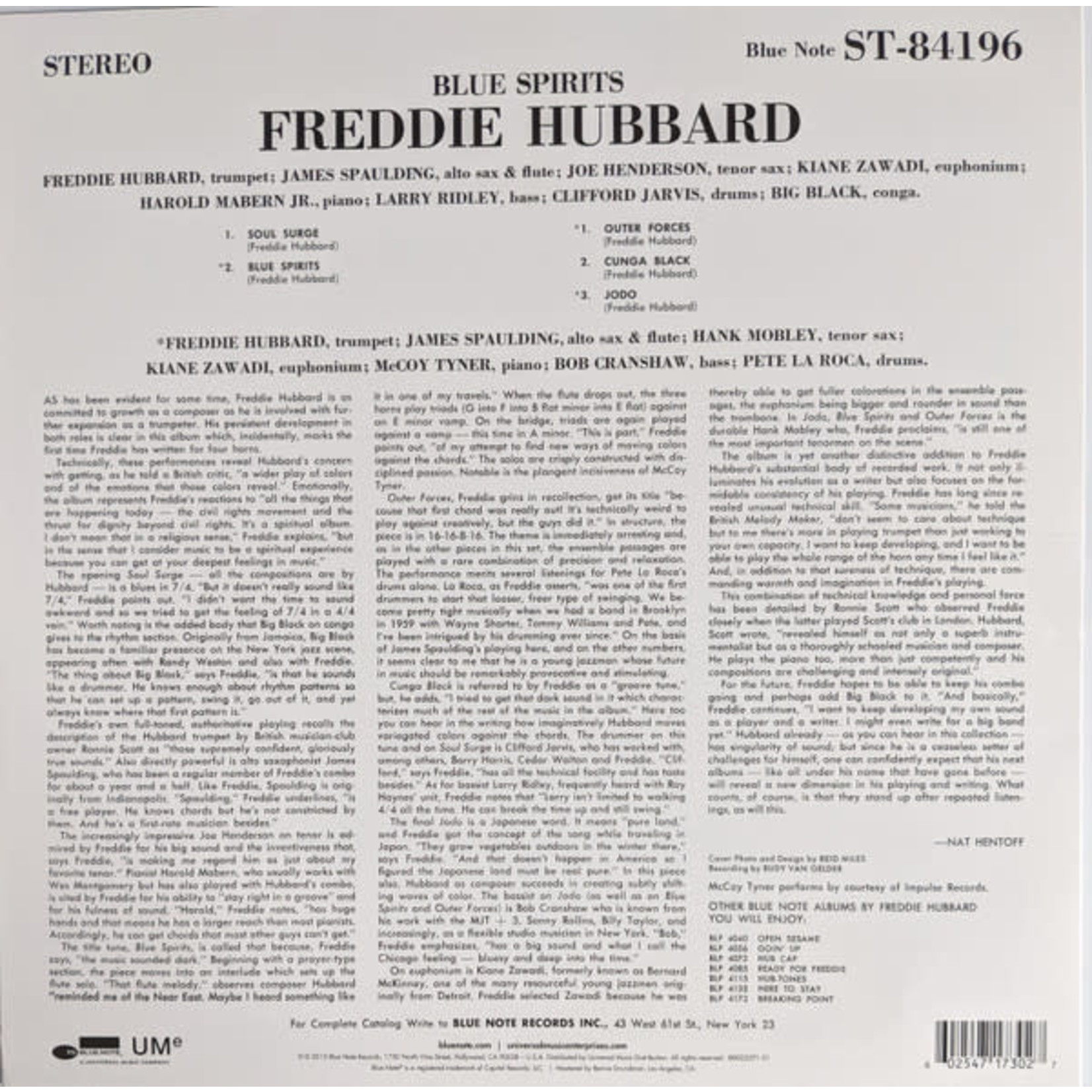 Blue Note Freddie Hubbard - Blue Spirits (LP)