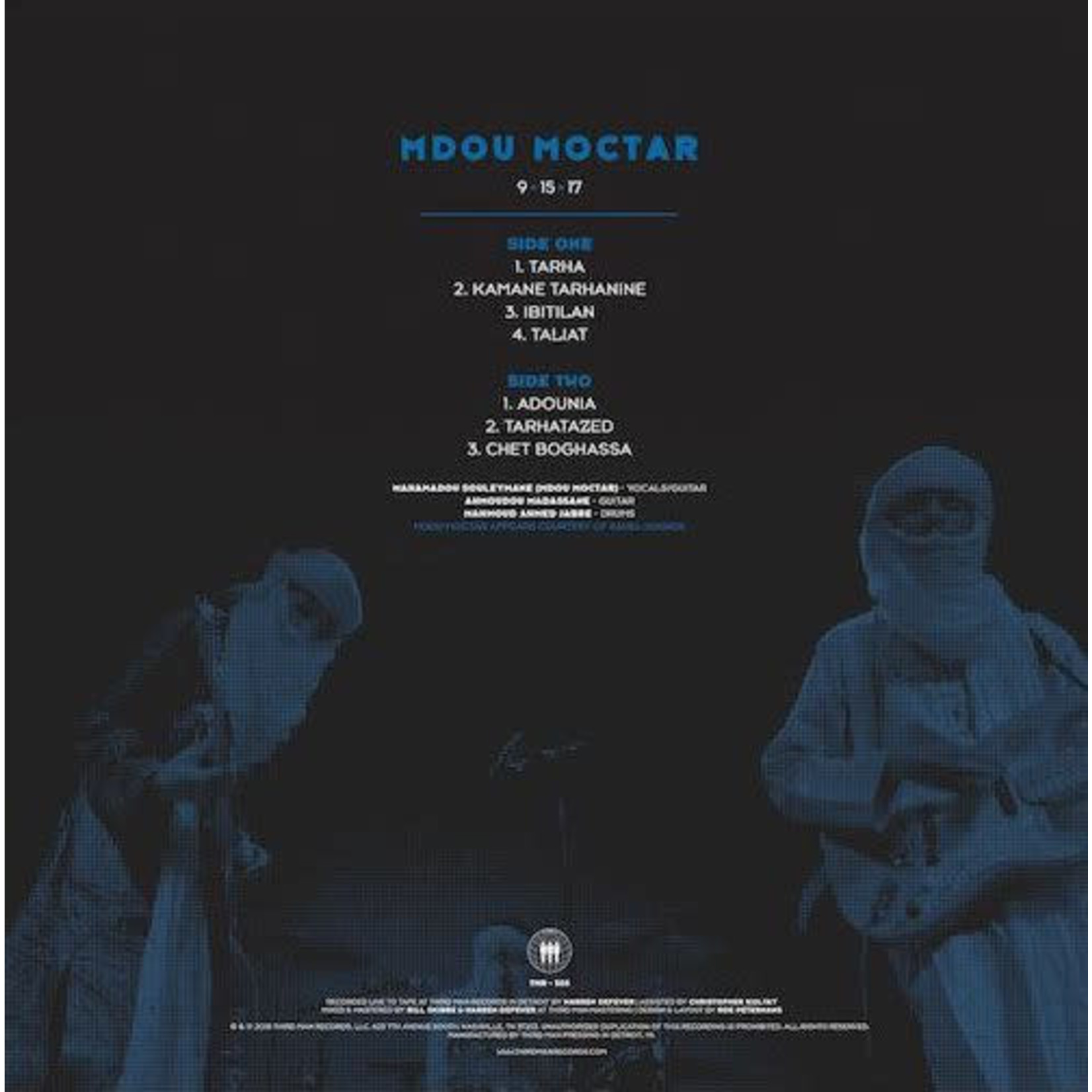 Third Man Mdou Moctar - Blue Stage Sessions (LP) [VG+/VG+] {2019}
