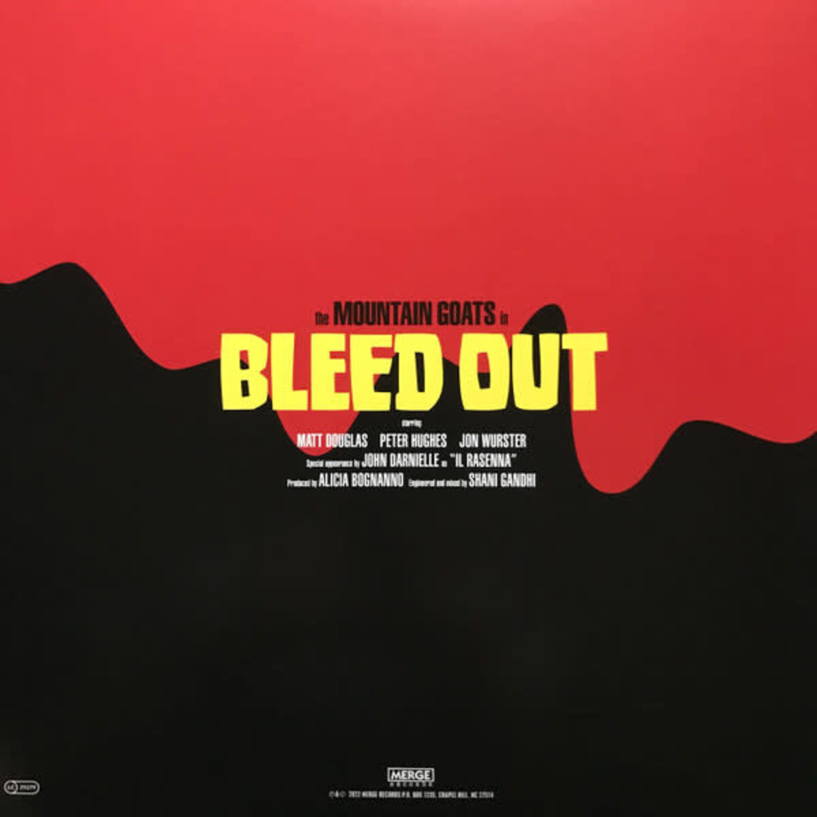 Merge Mountain Goats - Bleed Out (2LP) [Yellow]
