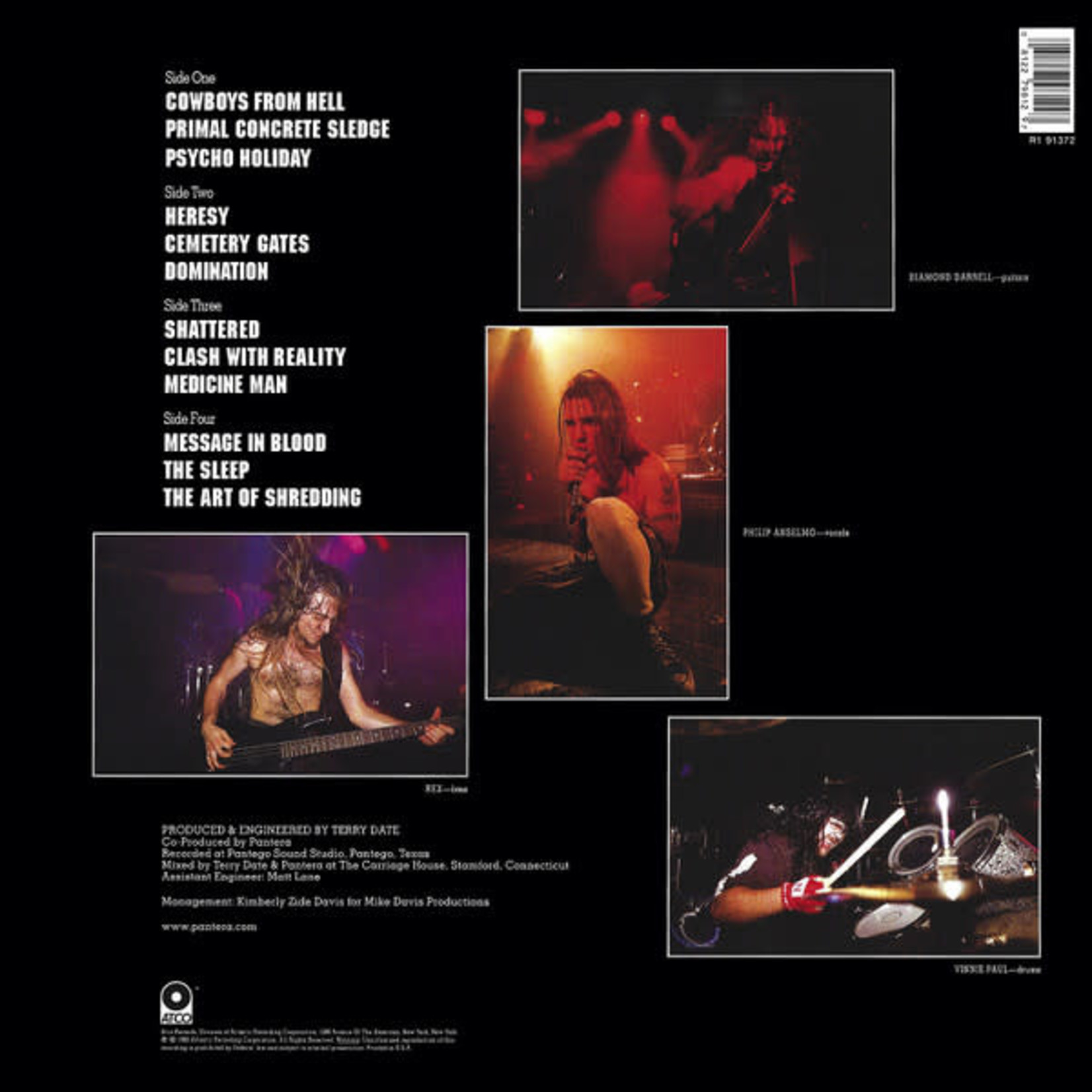 Pantera - Cowboys From Hell (LP) [White/Whiskey]