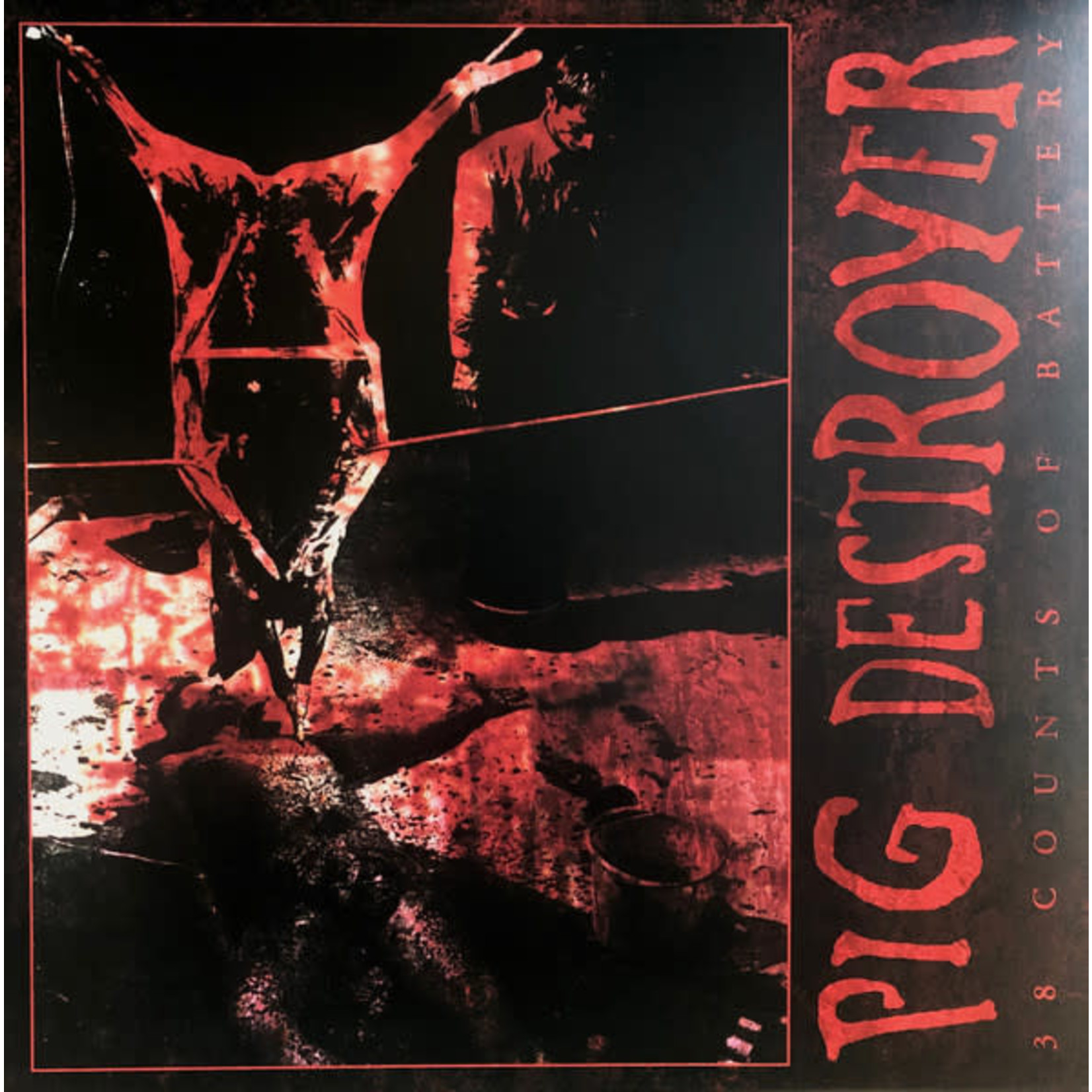 Relapse Pig Destroyer - 38 Counts of Battery (LP) [Red/Black Smoke]