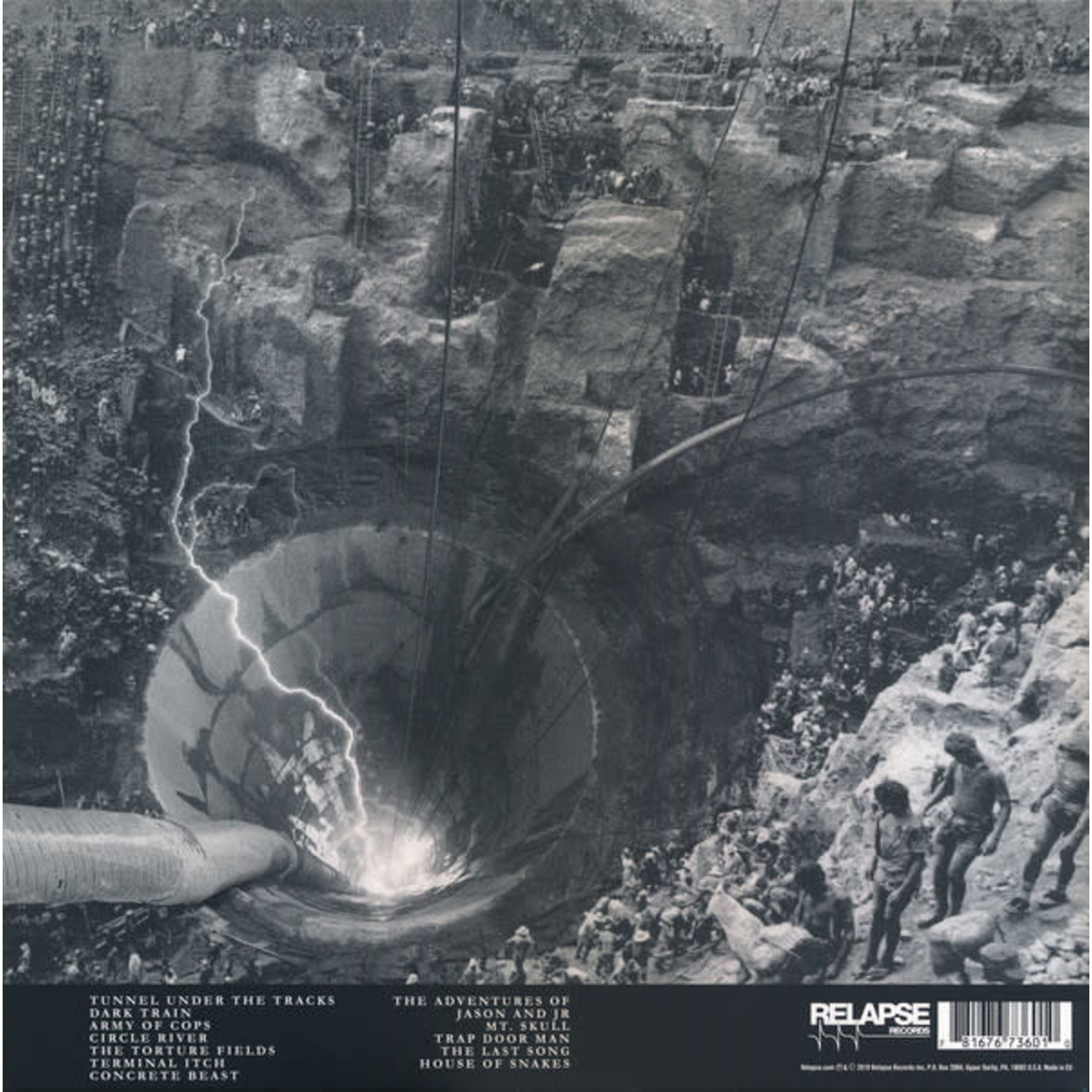 Relapse Pig Destroyer - Head Cage (LP) [Clear/Black Smoke]