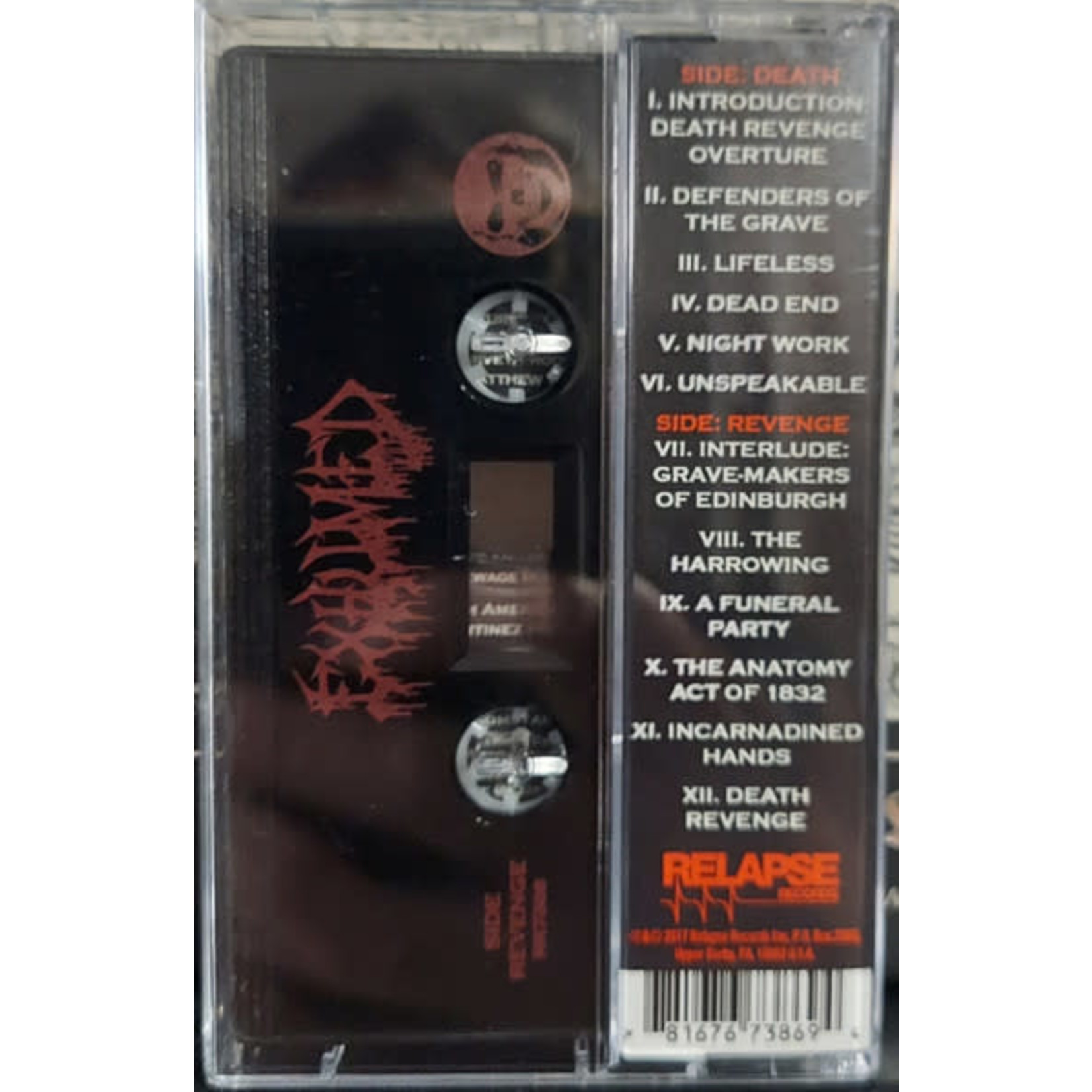 Relapse Exhumed - Death Revenge (Tape)