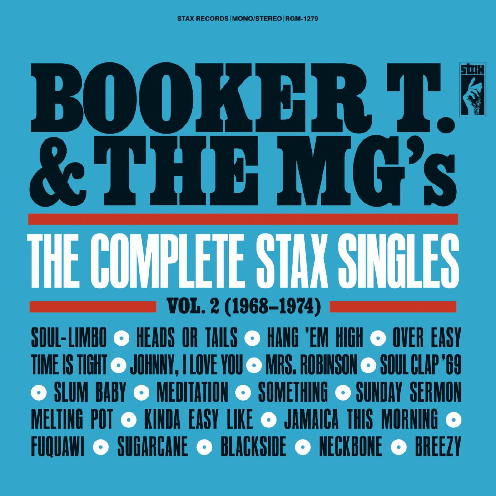 Real Gone Booker T & The MGs - The Complete Stax Singles, Vol 2: 1968-1974 (2LP) [Red]