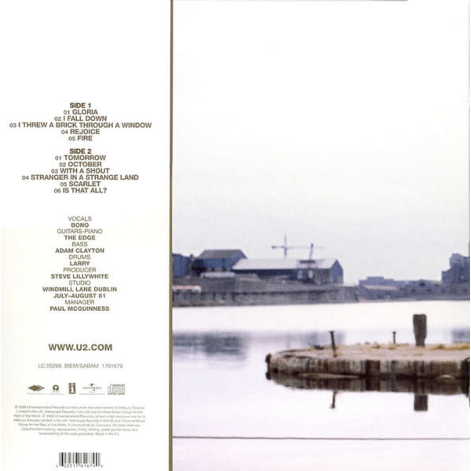 Island U2 - October (LP)