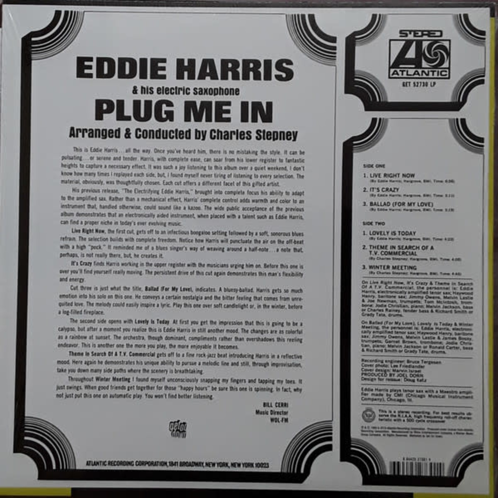 Get On Down Eddie Harris - Plug Me In (LP)