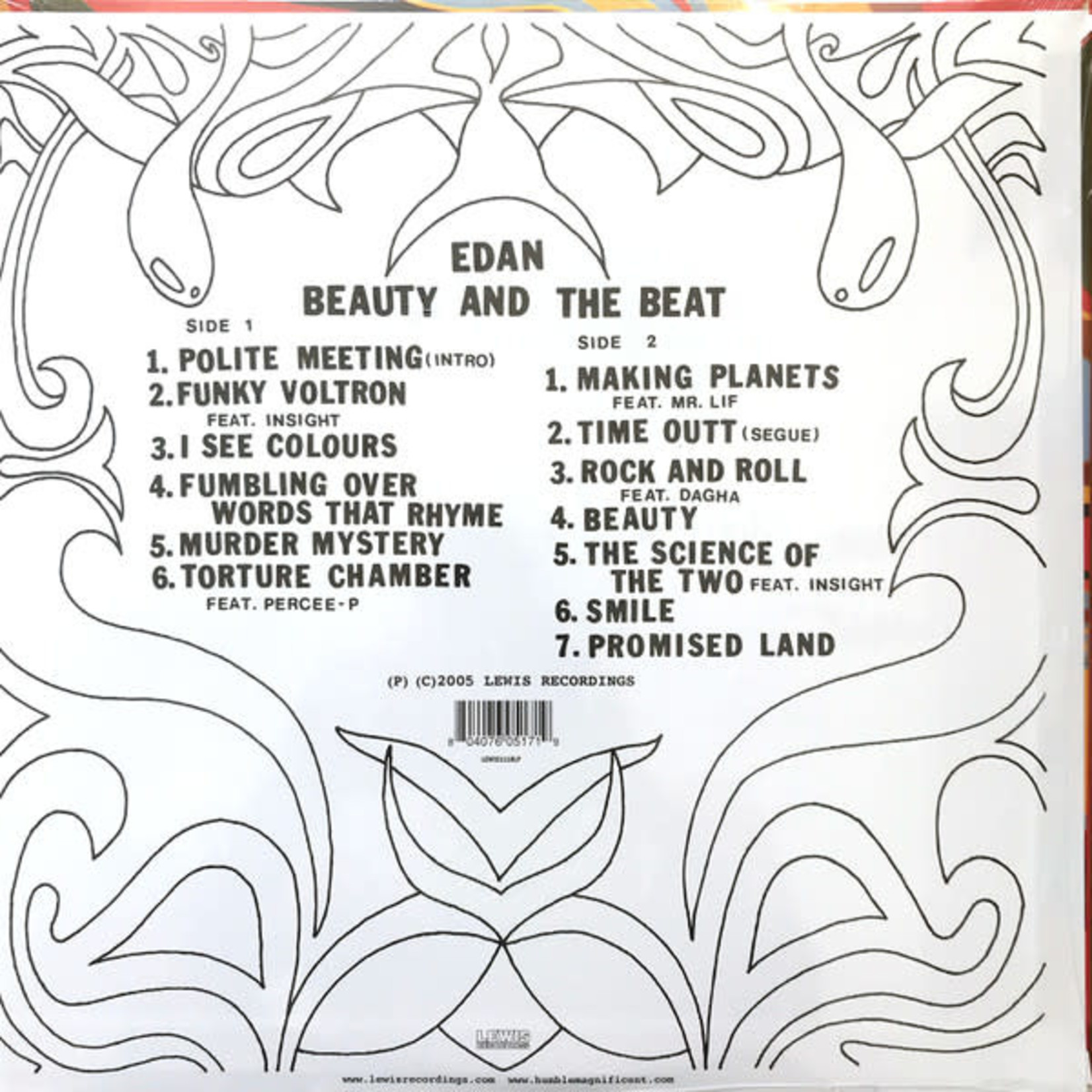 Edan - Beauty And The Beat (LP)