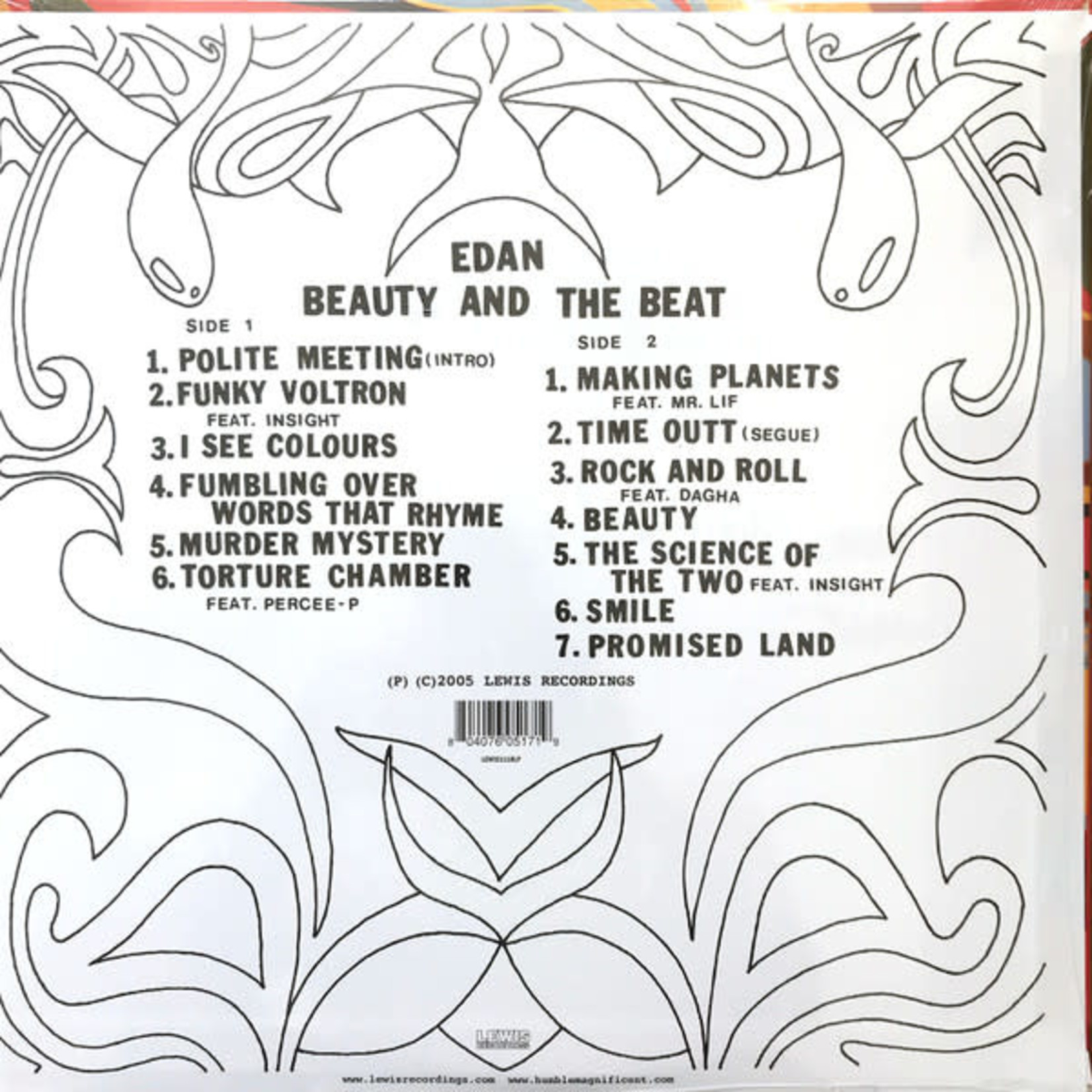 Lewis Edan - Beauty And The Beat (LP)