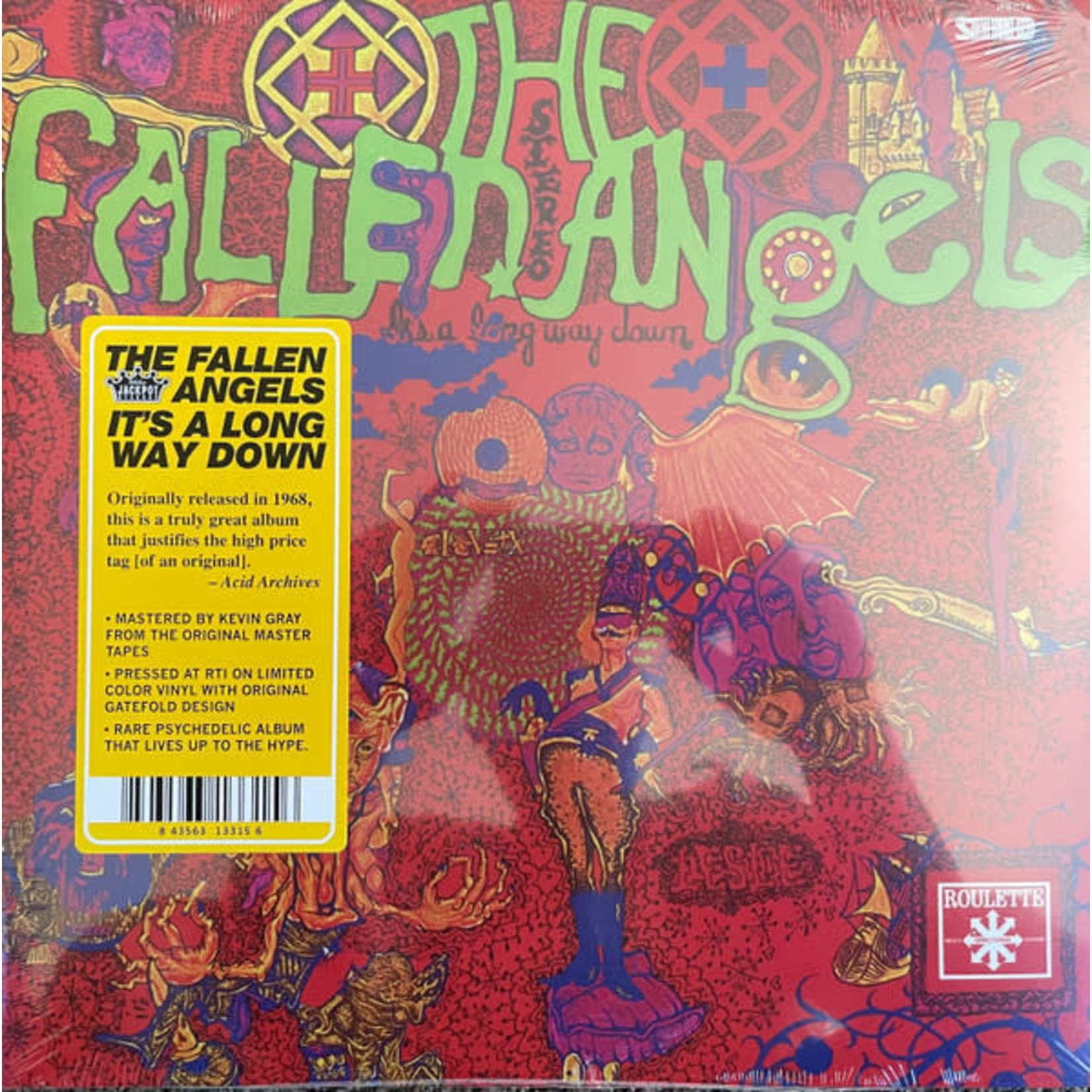 Jackpot Fallen Angels - It's A Long Way Down (LP) [Red]