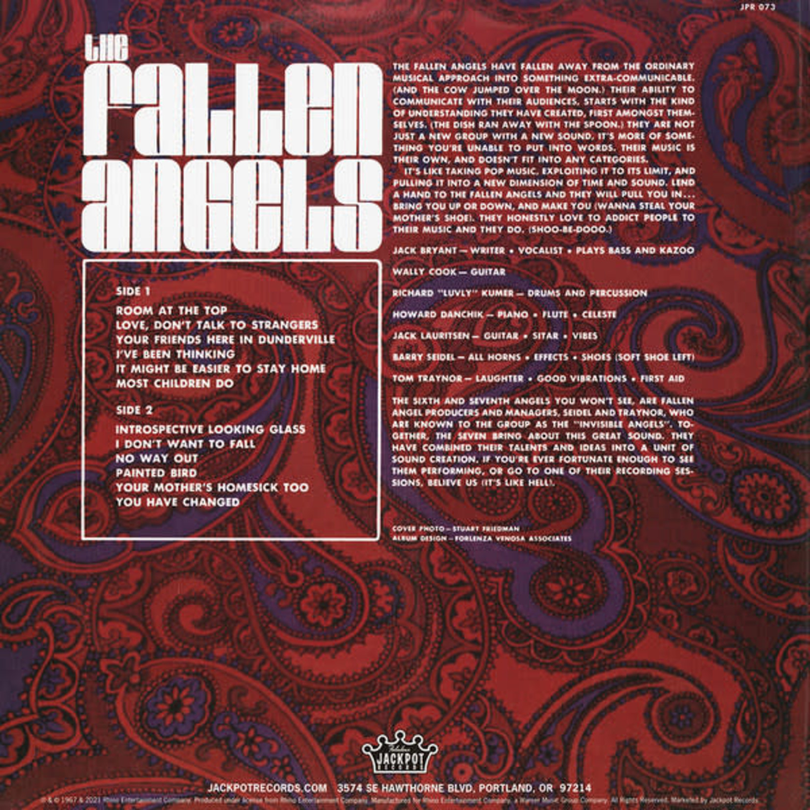 Jackpot Fallen Angels - The Fallen Angels (LP) [Purple]