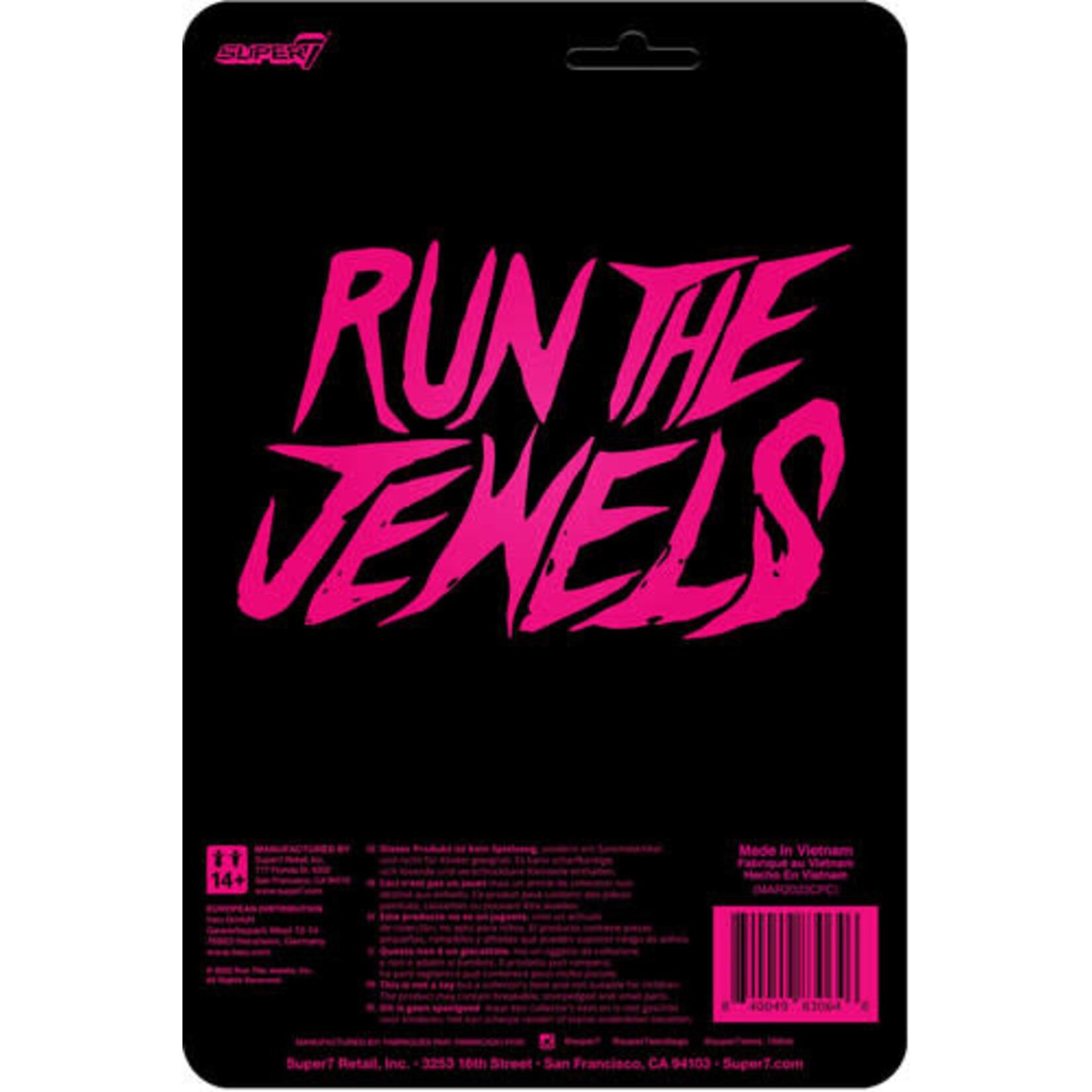 Super7 Run the Jewels - Dangerous Killer Mike and El-P (ReAction Figure Set)