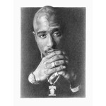 Rock Your Walls Off 2pac Portrait (Poster) [18"x24"]