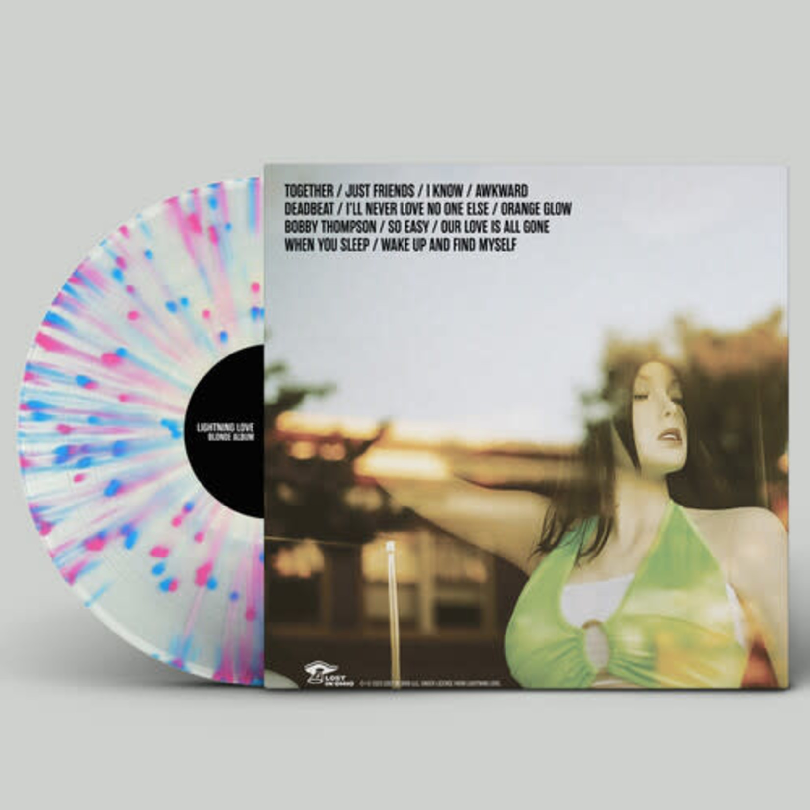Lost In Ohio Lightning Love - Blonde Album (LP) [Pink/Blue Splatter]