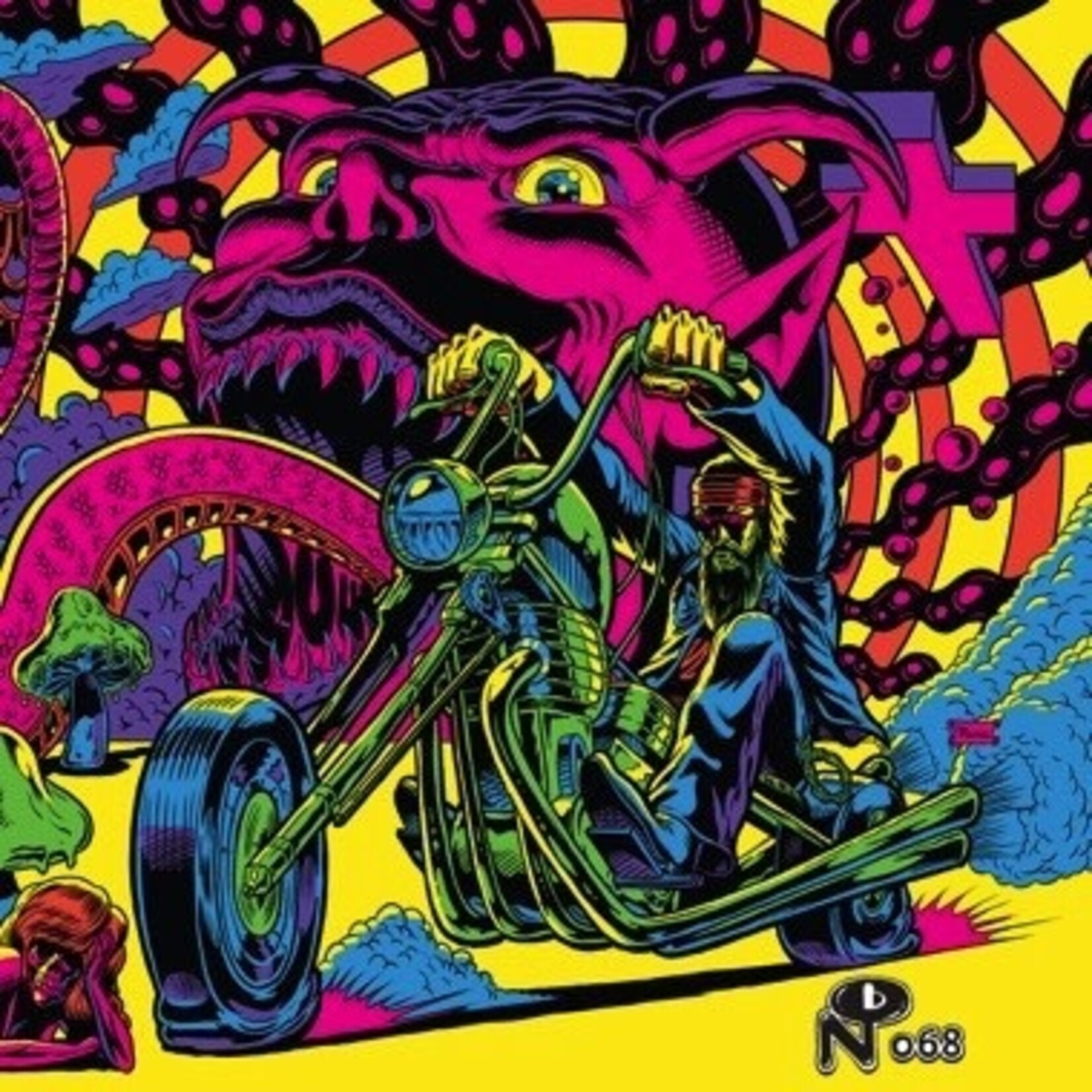 Numero Group V/A - Warfaring Strangers: Acid Nightmares (2LP) [Neon Blotter Swirl]