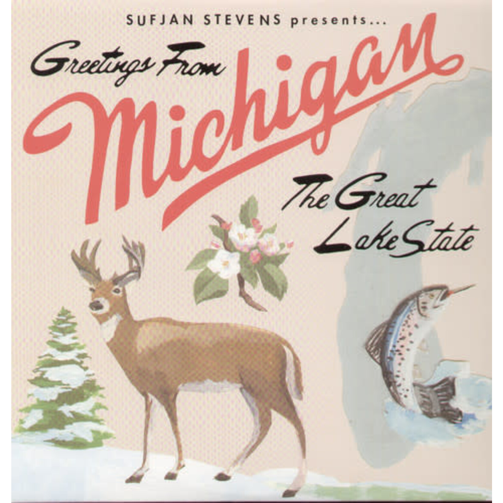 Asthmatic Kitty Sufjan Stevens - Greetings From Michigan: The Great Lake State (2LP)