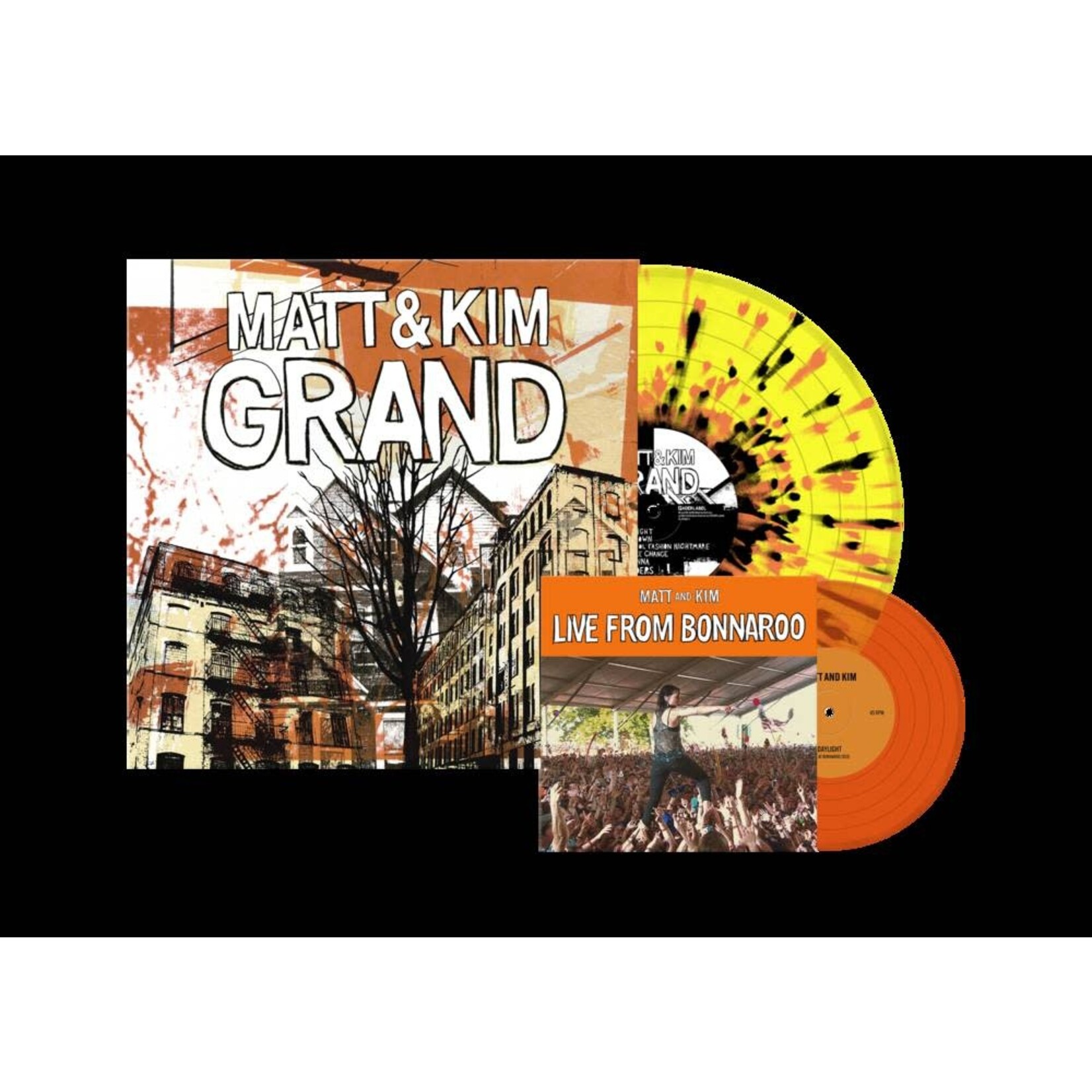 Fader Matt & Kim - Grand (LP+7") [Yellow/Orange]