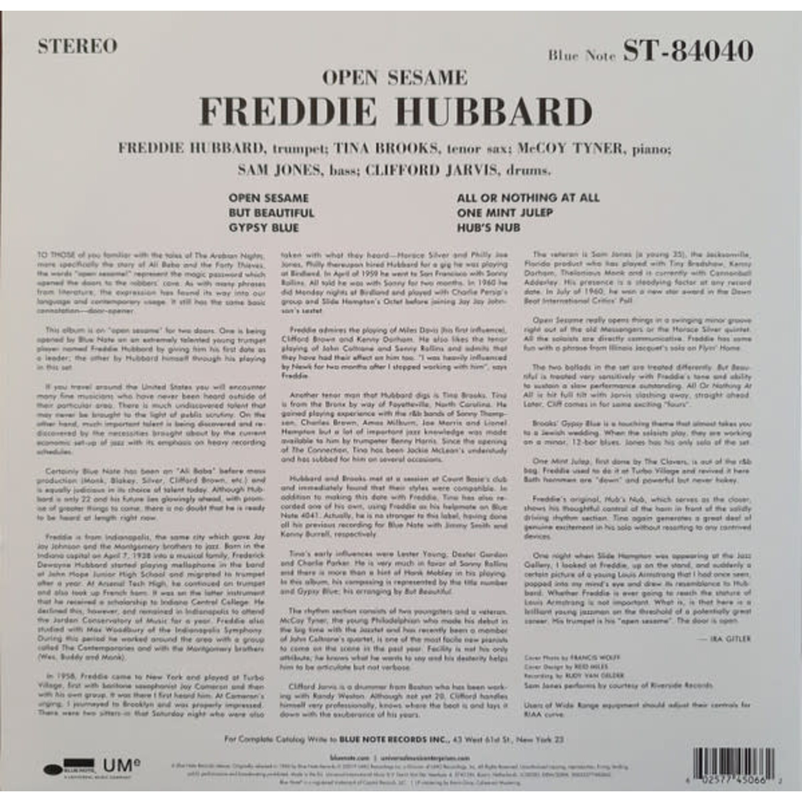Blue Note Freddie Hubbard - Open Sesame (LP)