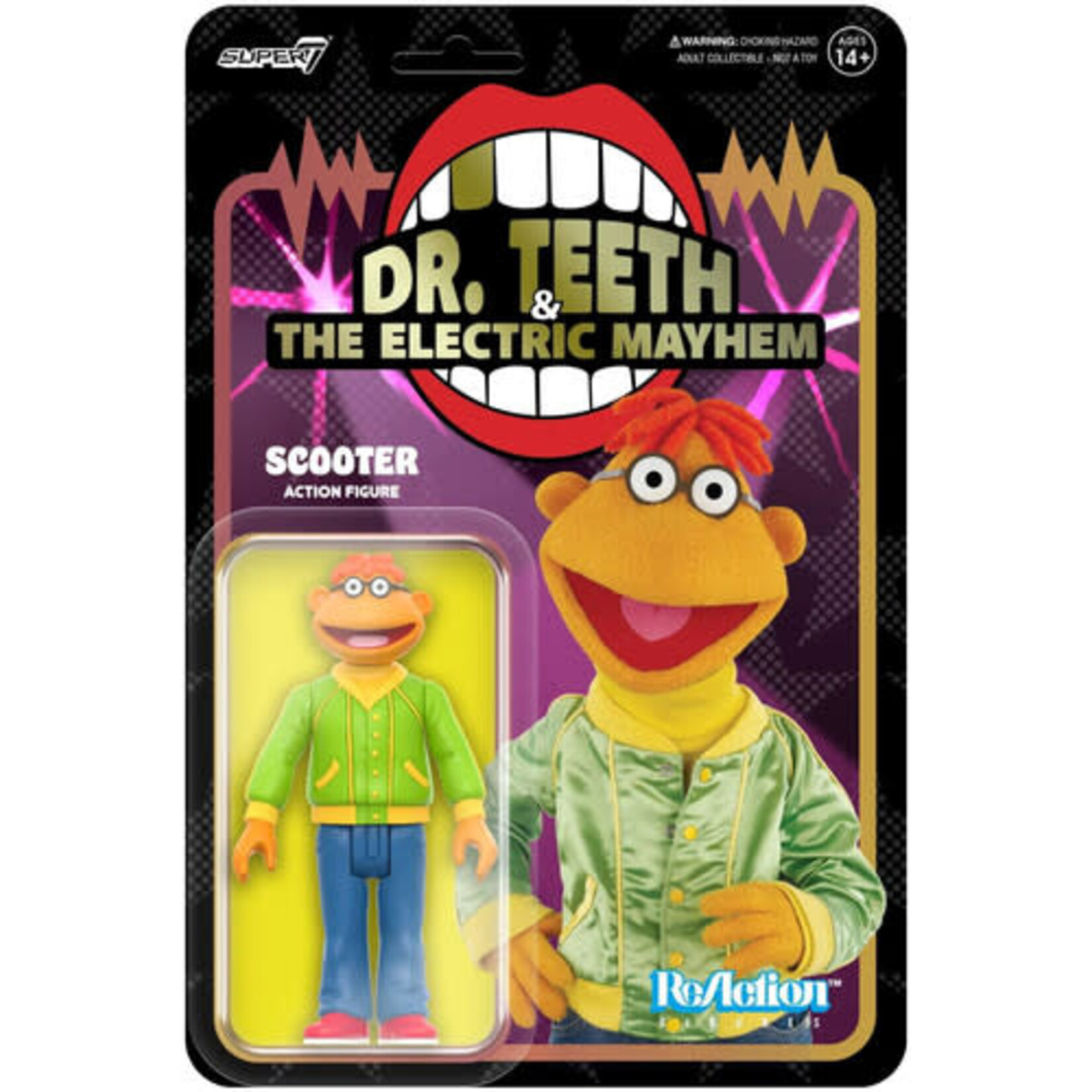 Super7 Muppets - Electric Mayhem Band: Scooter (ReAction Figure)