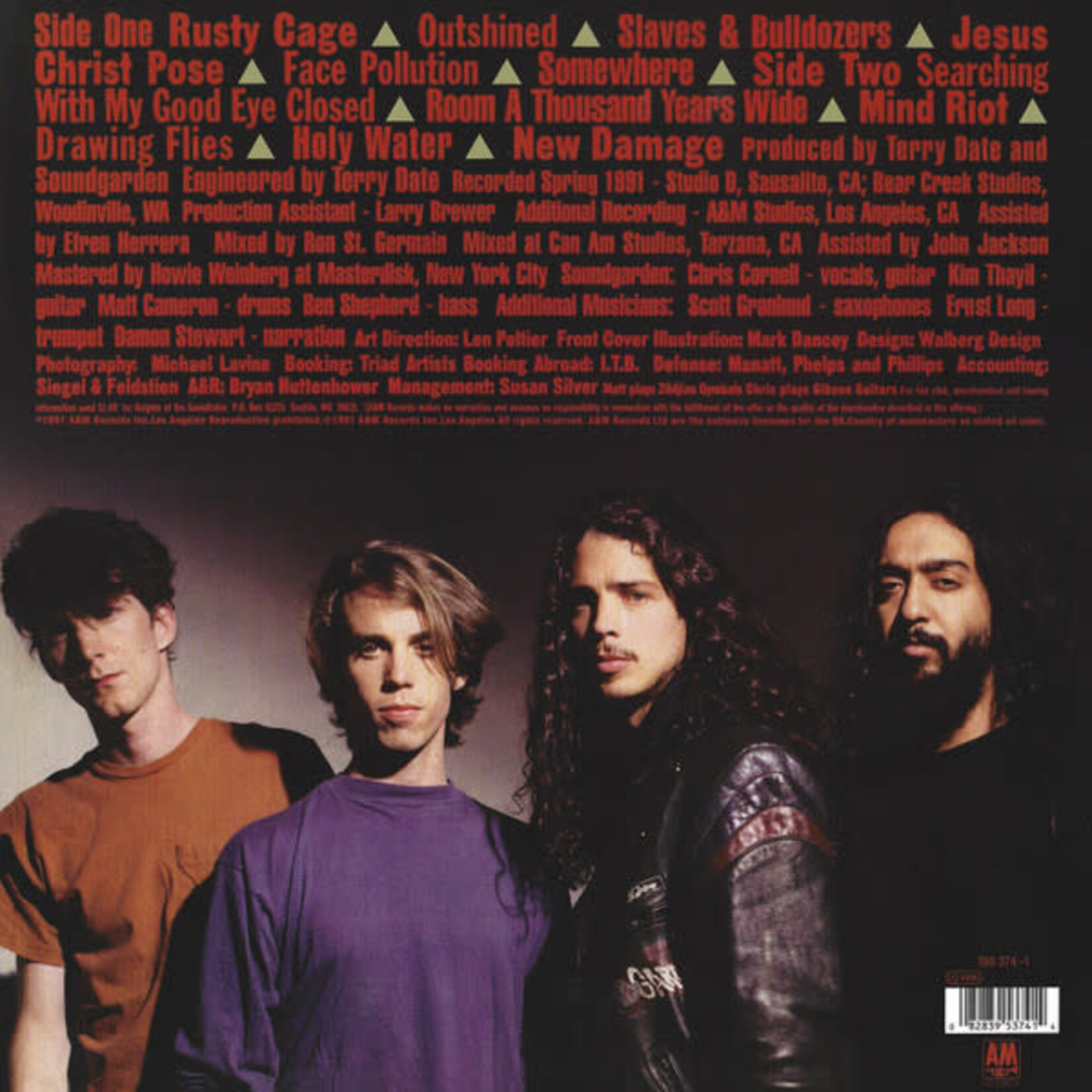 A&M Soundgarden - Badmotorfinger (LP)