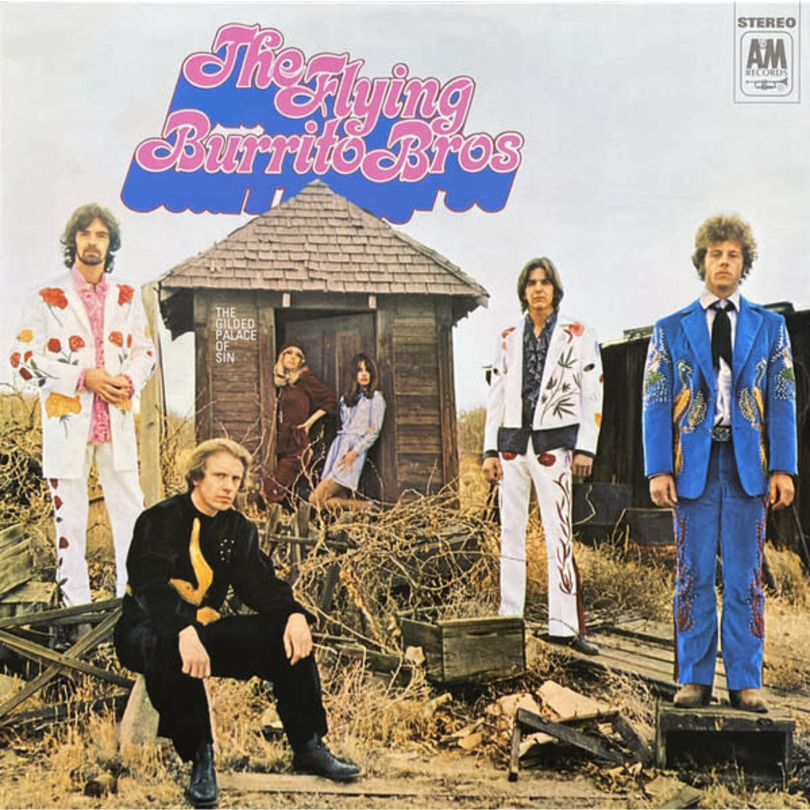 A&M Flying Burrito Brothers - The Gilded Palace of Sin (LP) [Blue]