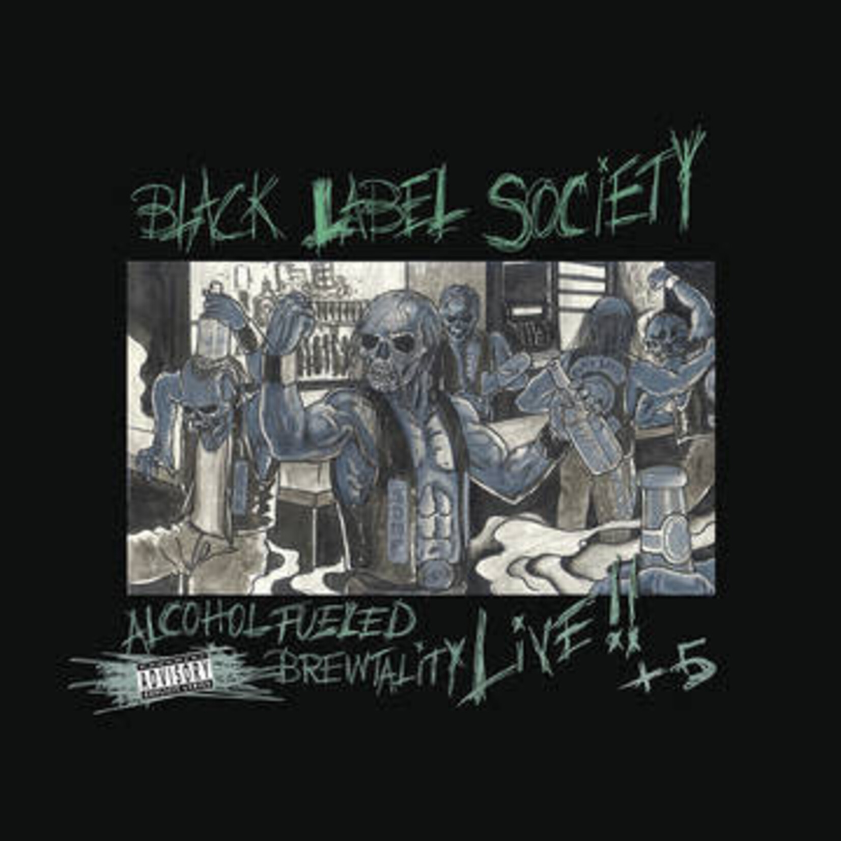 Record Store Day 2008-2023 Black Label Society - Alchohol Fueled Brewtality Live (2LP) [Splatter]