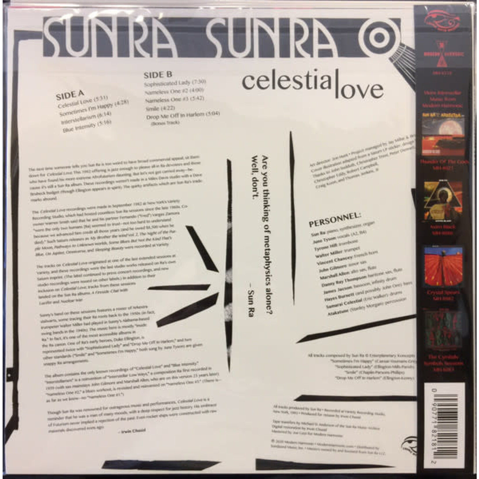 Modern Harmonic Sun Ra - Celestial Love (LP)