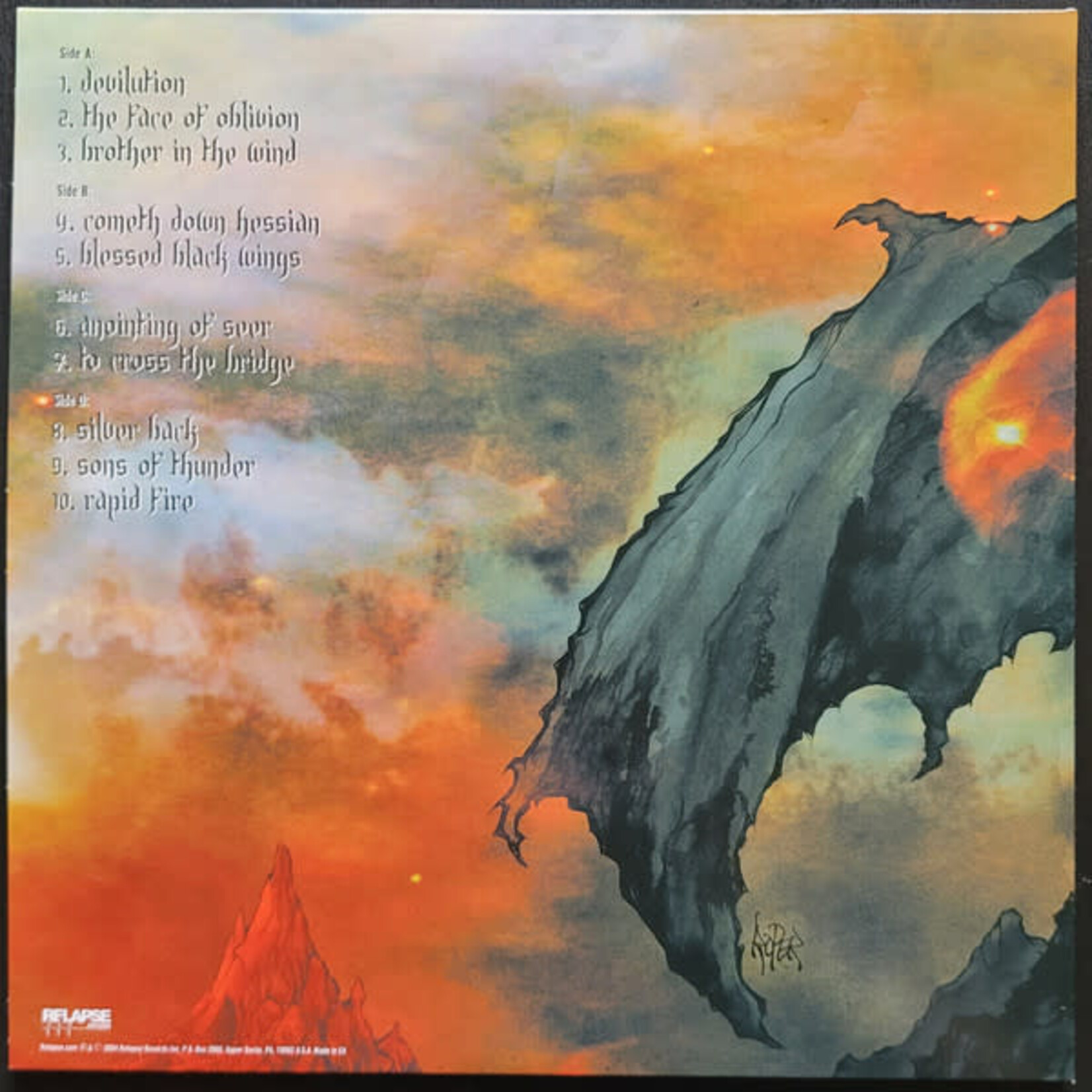 Relapse High On Fire - Blessed Black Wings (2LP) [Galaxy Merge Splatter]