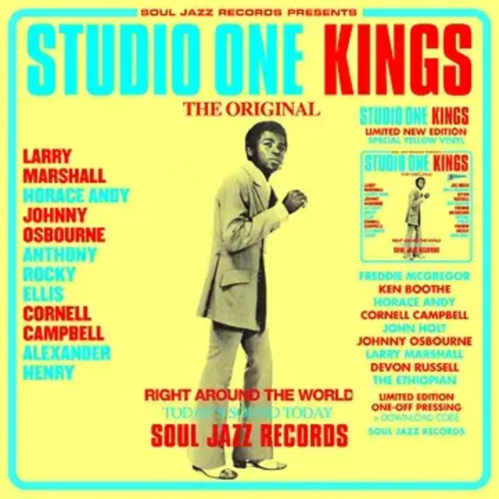 RSD Black Friday 2011-2023 V/A - Soul Jazz Records presents Studio One Kings (2LP) [Yellow]