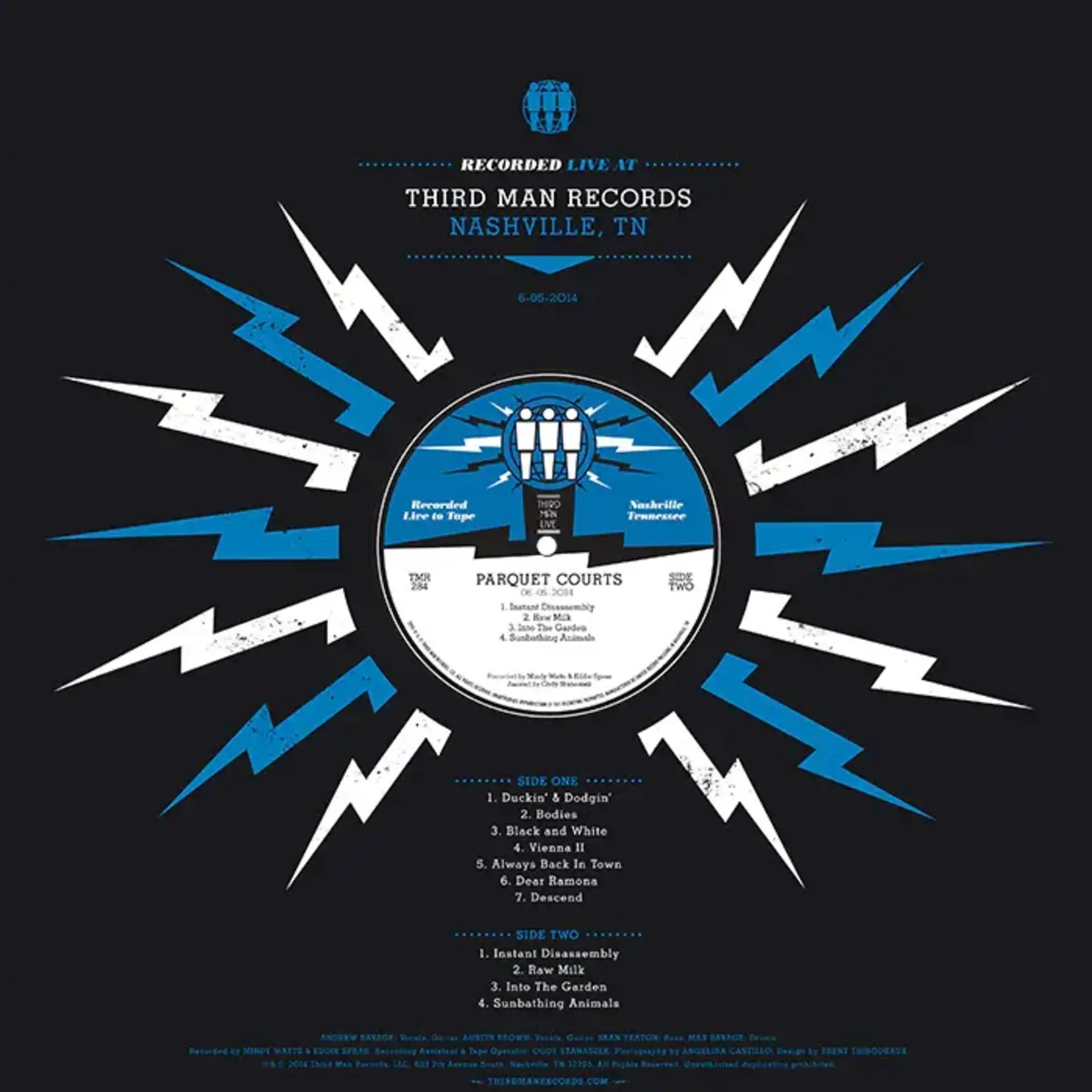 Third Man Parquet Courts - Live At Third Man Records (12")