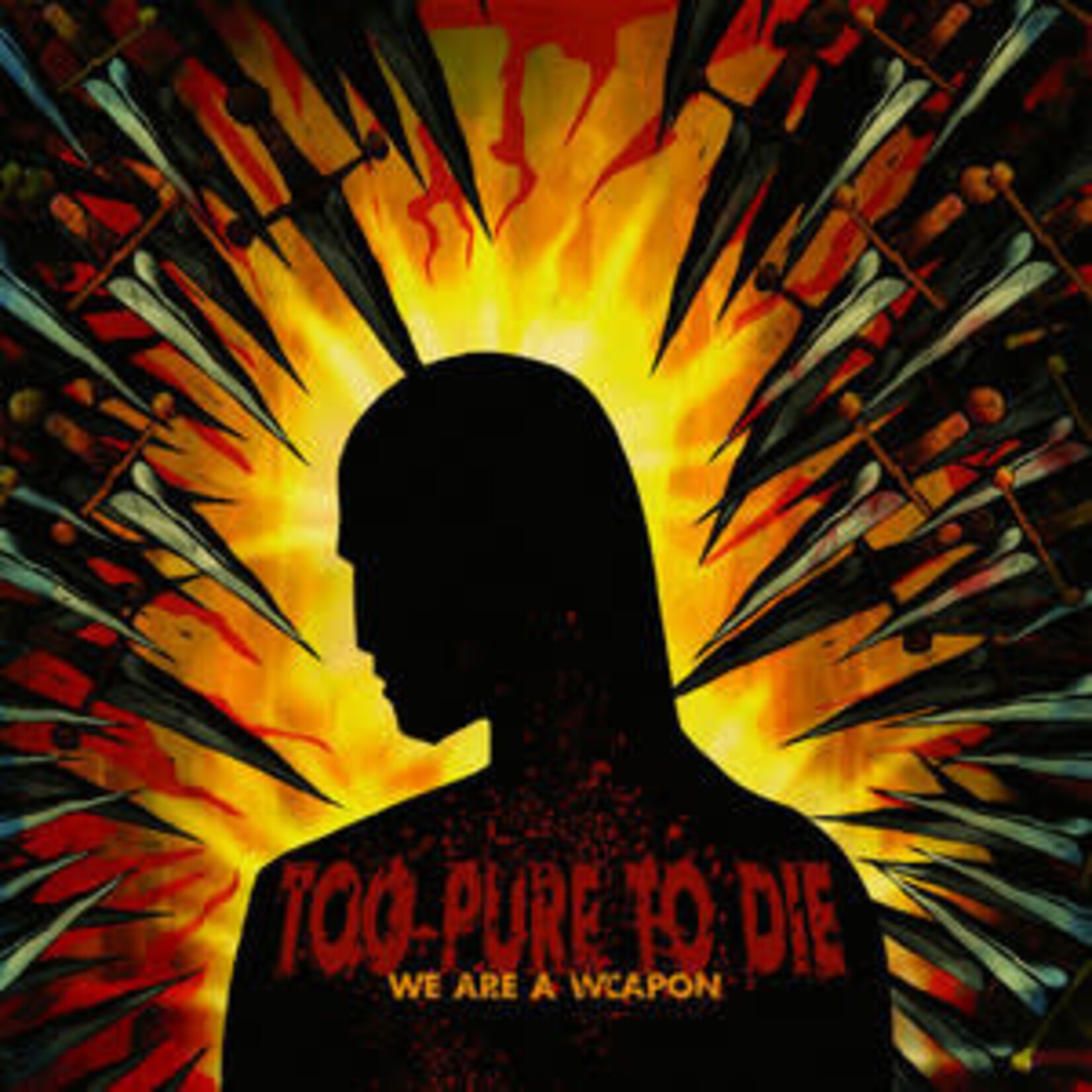 Too Pure To Die - We Are A Weapon (LP) [Red/Black]