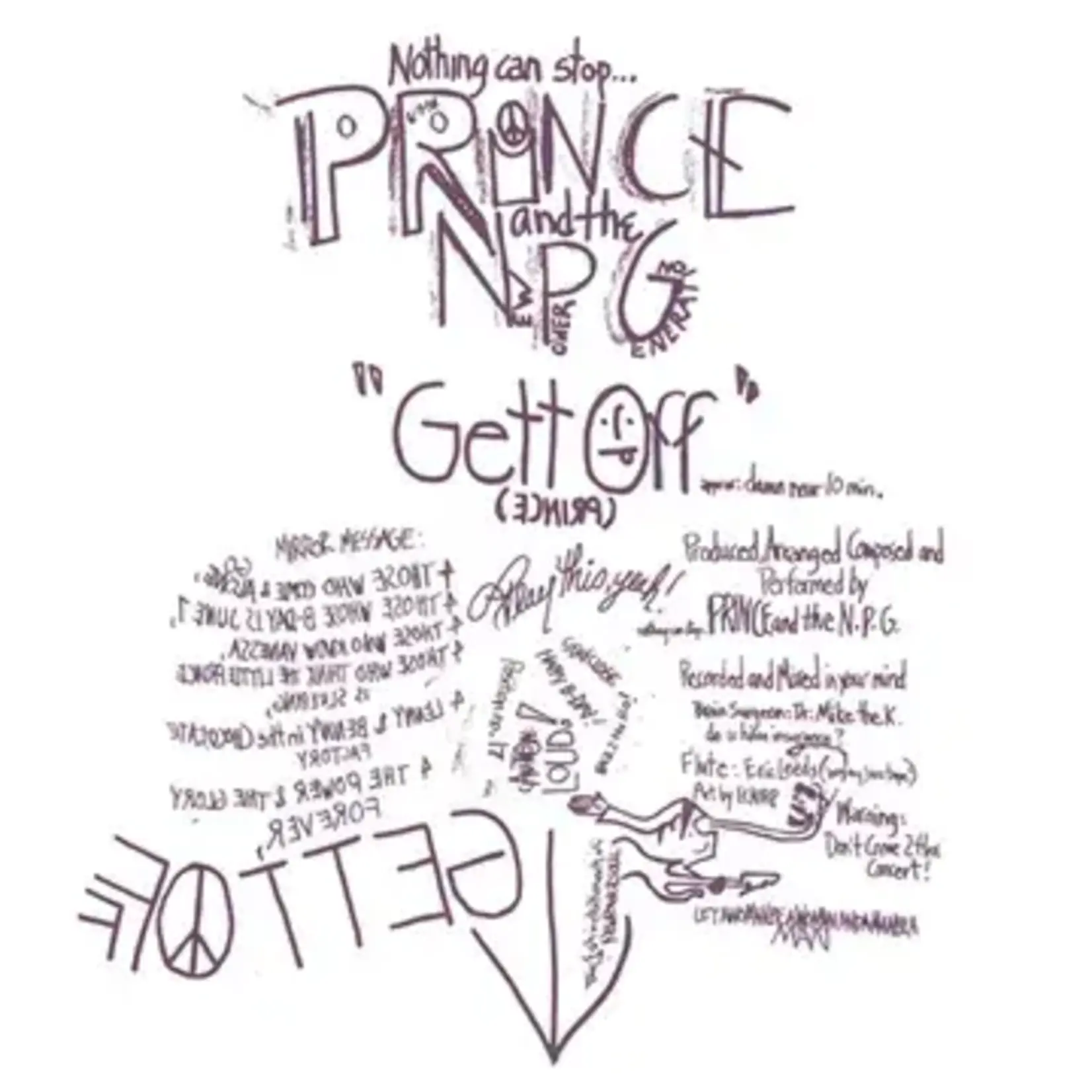 RSD Black Friday Prince - Gett Off! (12")