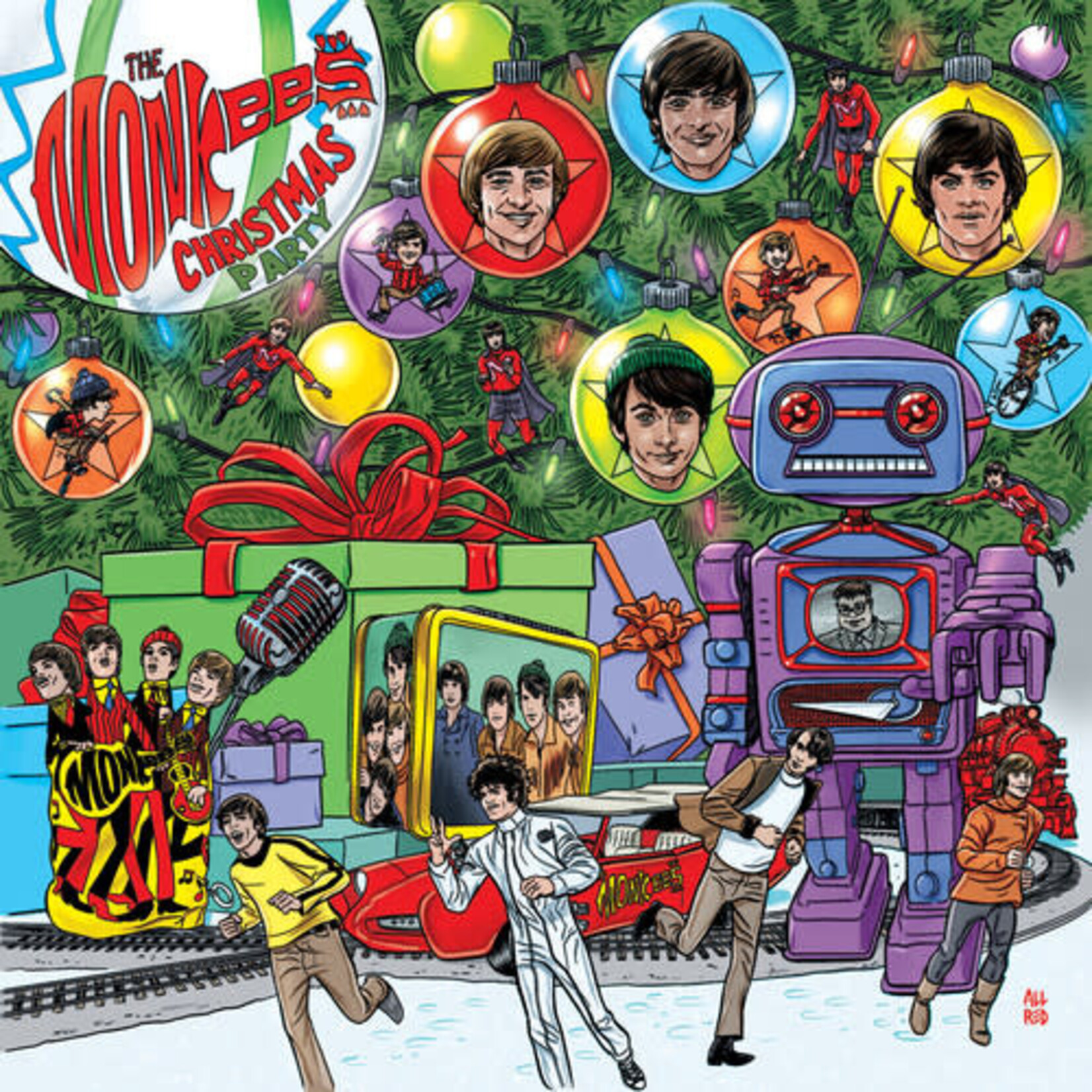 Rhino Monkees - Christmas Party (LP) [Red or Green]