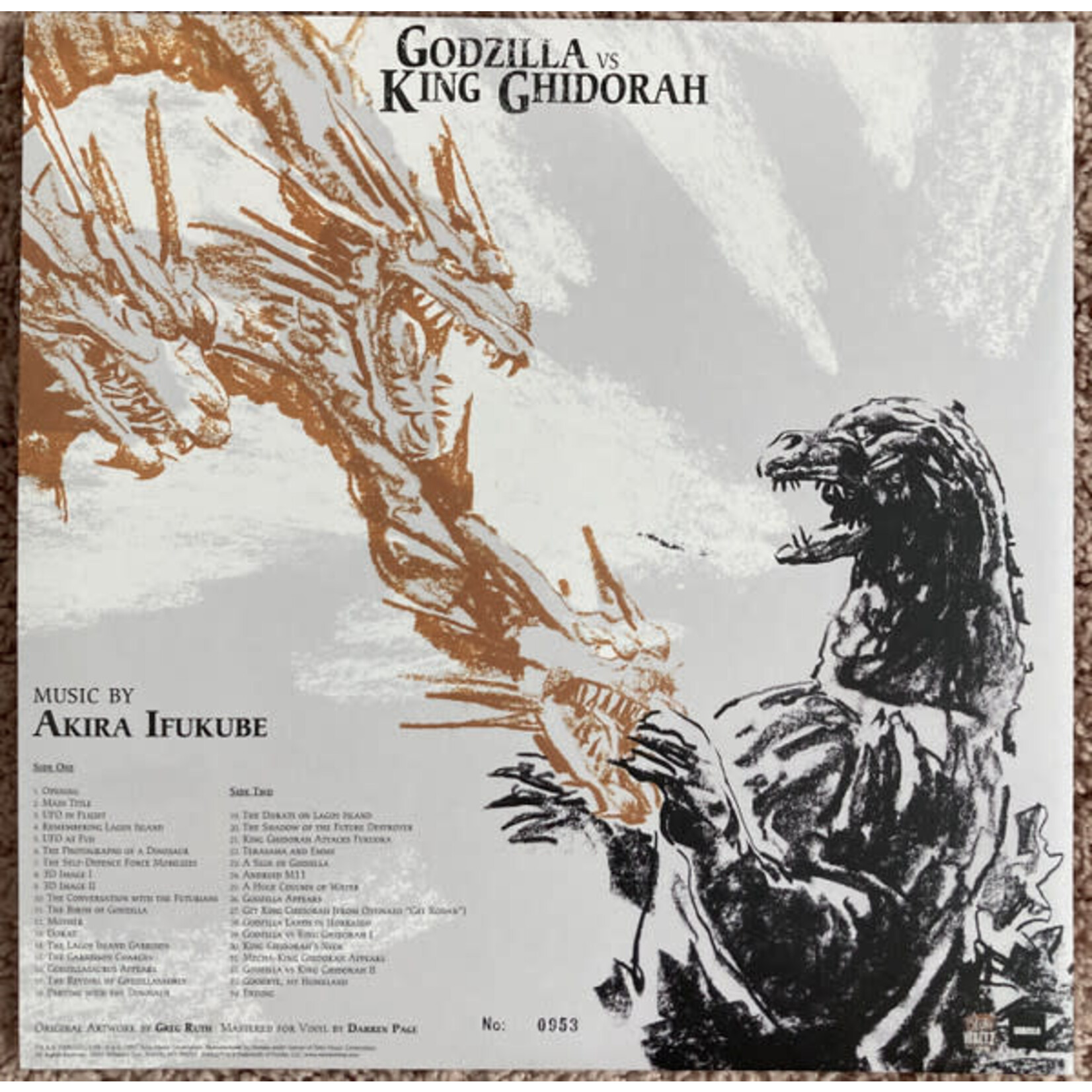 Mondo Akira Ifukube - Godzilla vs King Ghidorah (LP) [Eco]