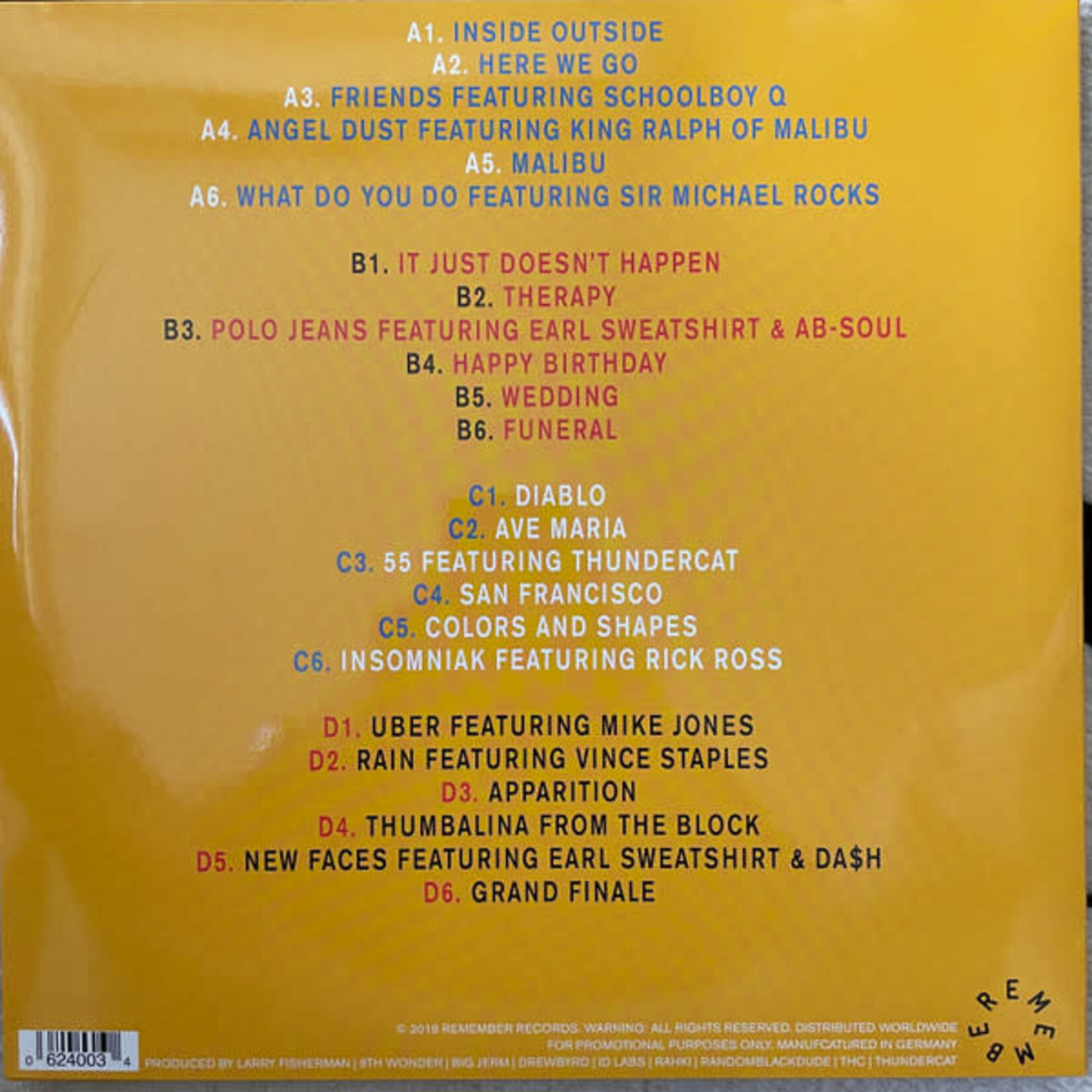 Warner Bros Mac Miller - Faces (3LP) [Yellow]