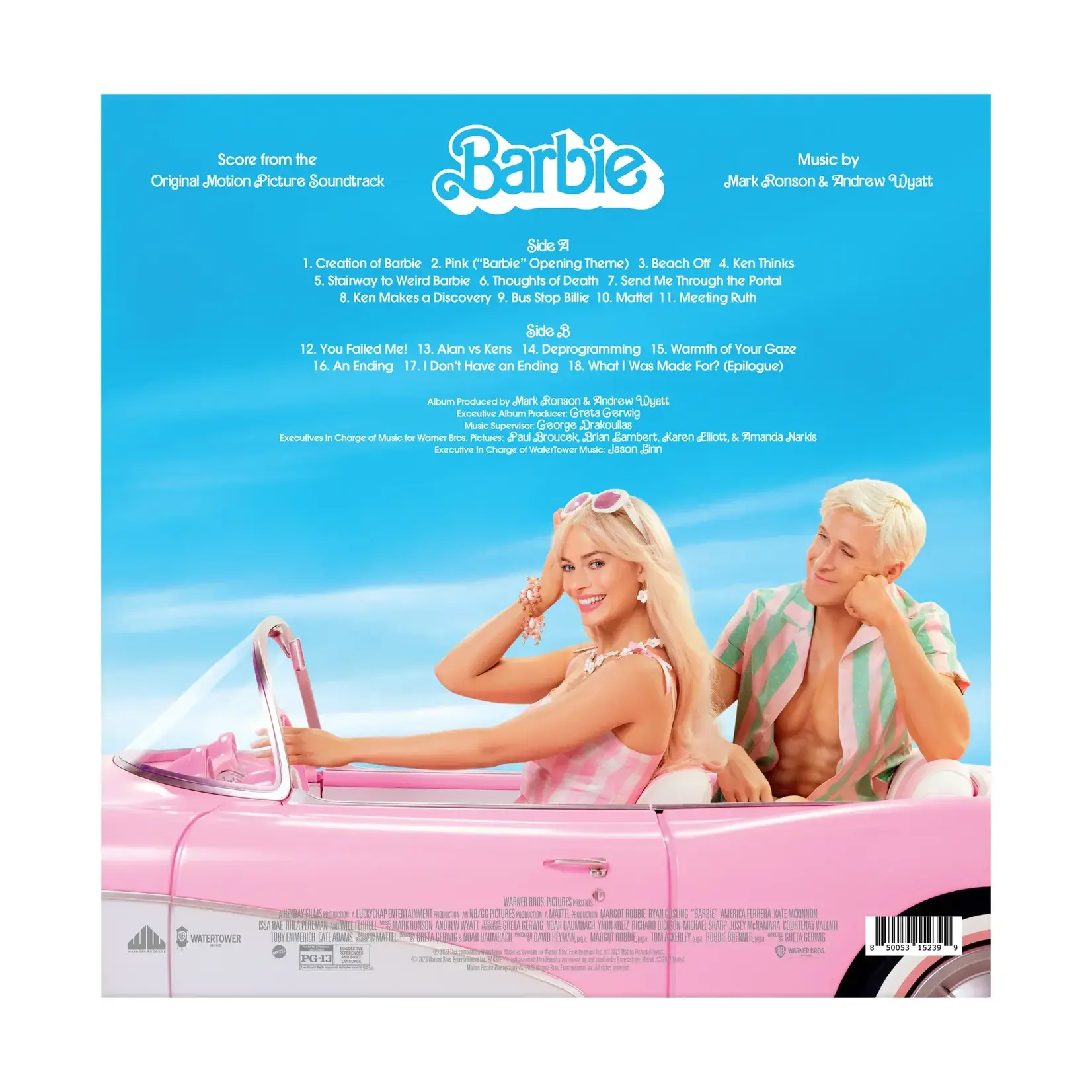 Waxwork Mark Ronson & Andrew Wyatt - Barbie: The Score (LP) [Pink]