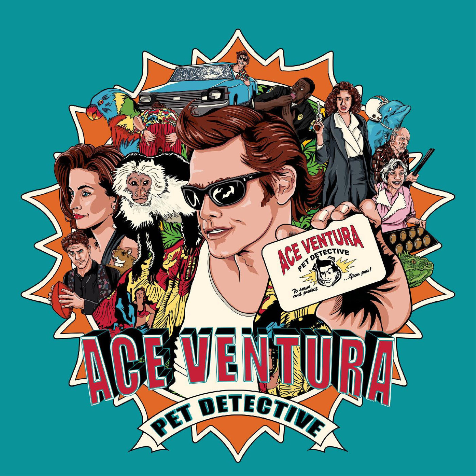 V/A - Ace Ventura: Pet Detective OST (LP) [Turquoise / Orange / Red]
