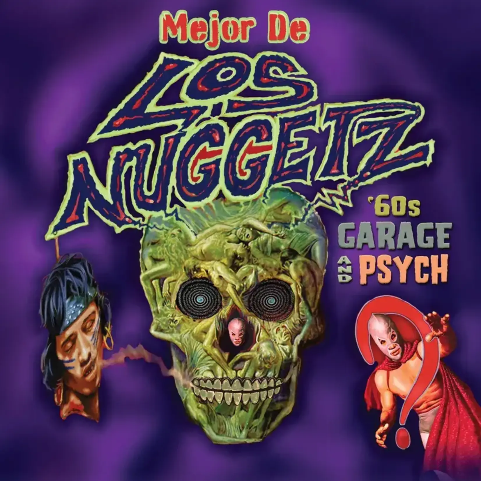 Record Store Day 2008-2024 V/A - Mejor De Los Nuggetz: Garage & Psyche From Latin America (LP) [Magenta]