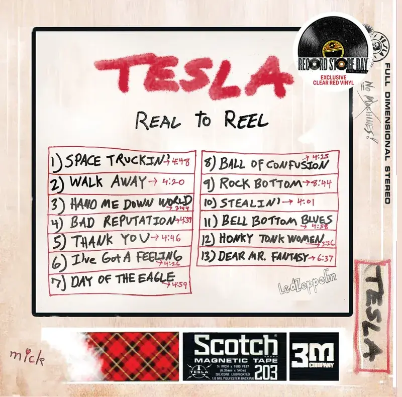 TESLA : Real to Reel : 2-CD Set : Excellent Condition : TECR001