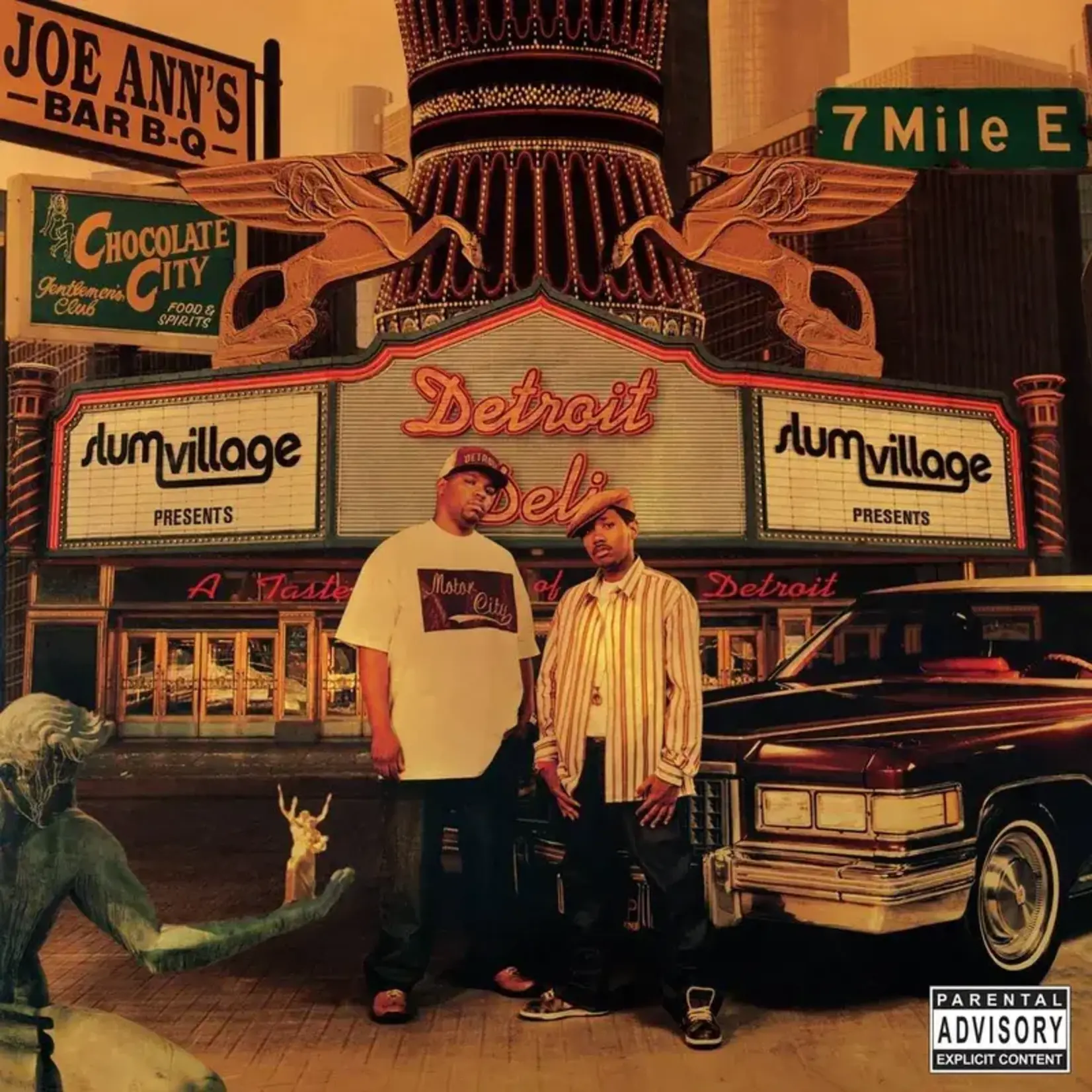 Record Store Day 2008-2024 Slum Village  - Detroit Deli: A Taste Of Detroit (LP) [Clear/Orange/Green]