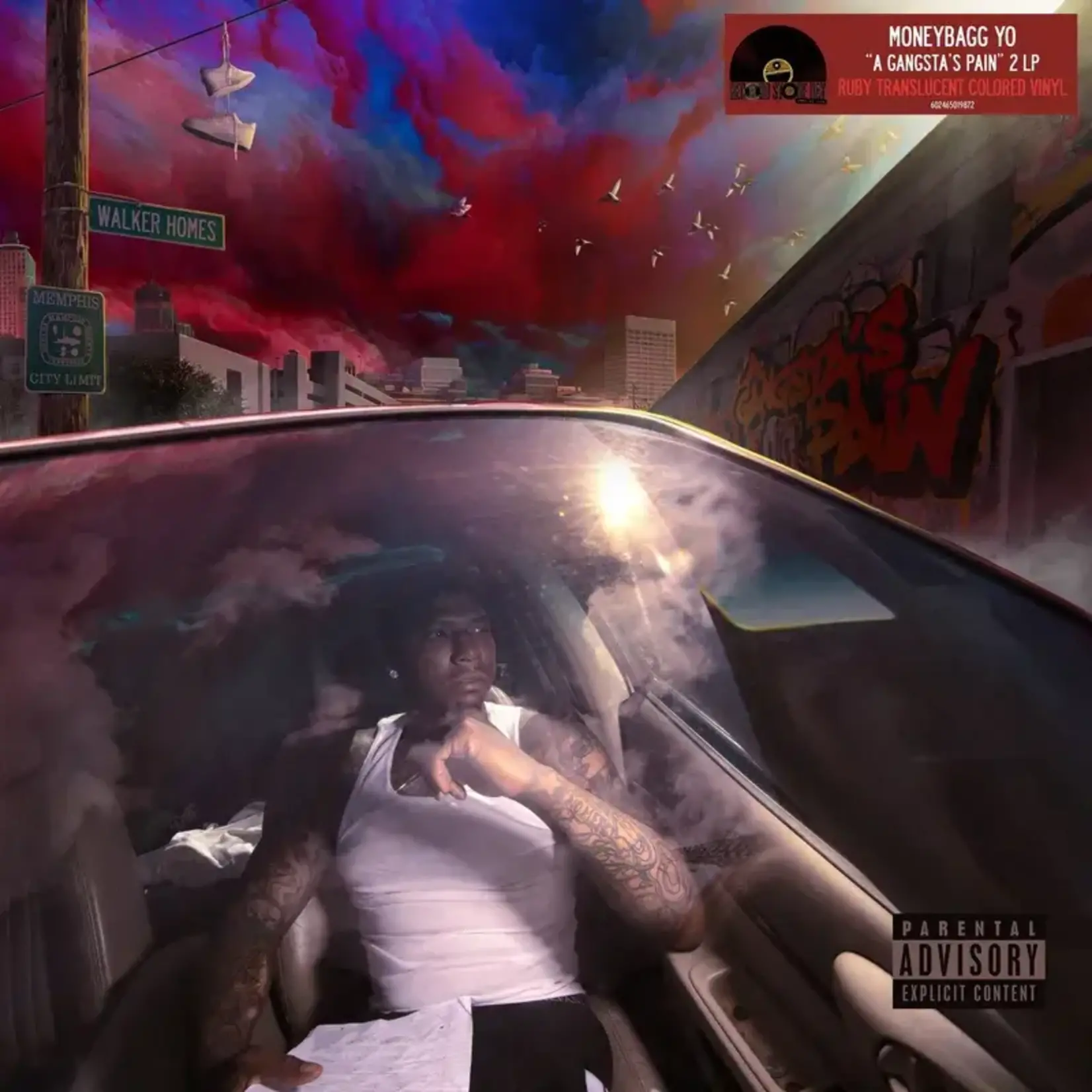 Record Store Day 2008-2024 Moneybagg Yo - A Gangsta's Pain (2LP) [Ruby]
