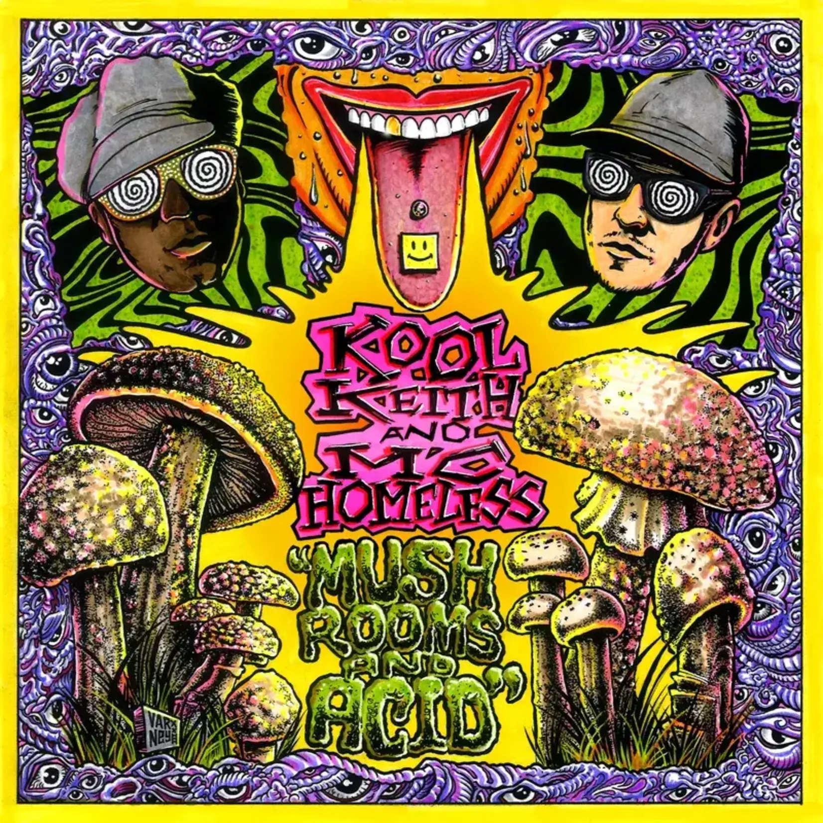 Record Store Day 2008-2024 Kool Keith & MC Homeless - Mushrooms & Acid (LP) [Eco-Mix]