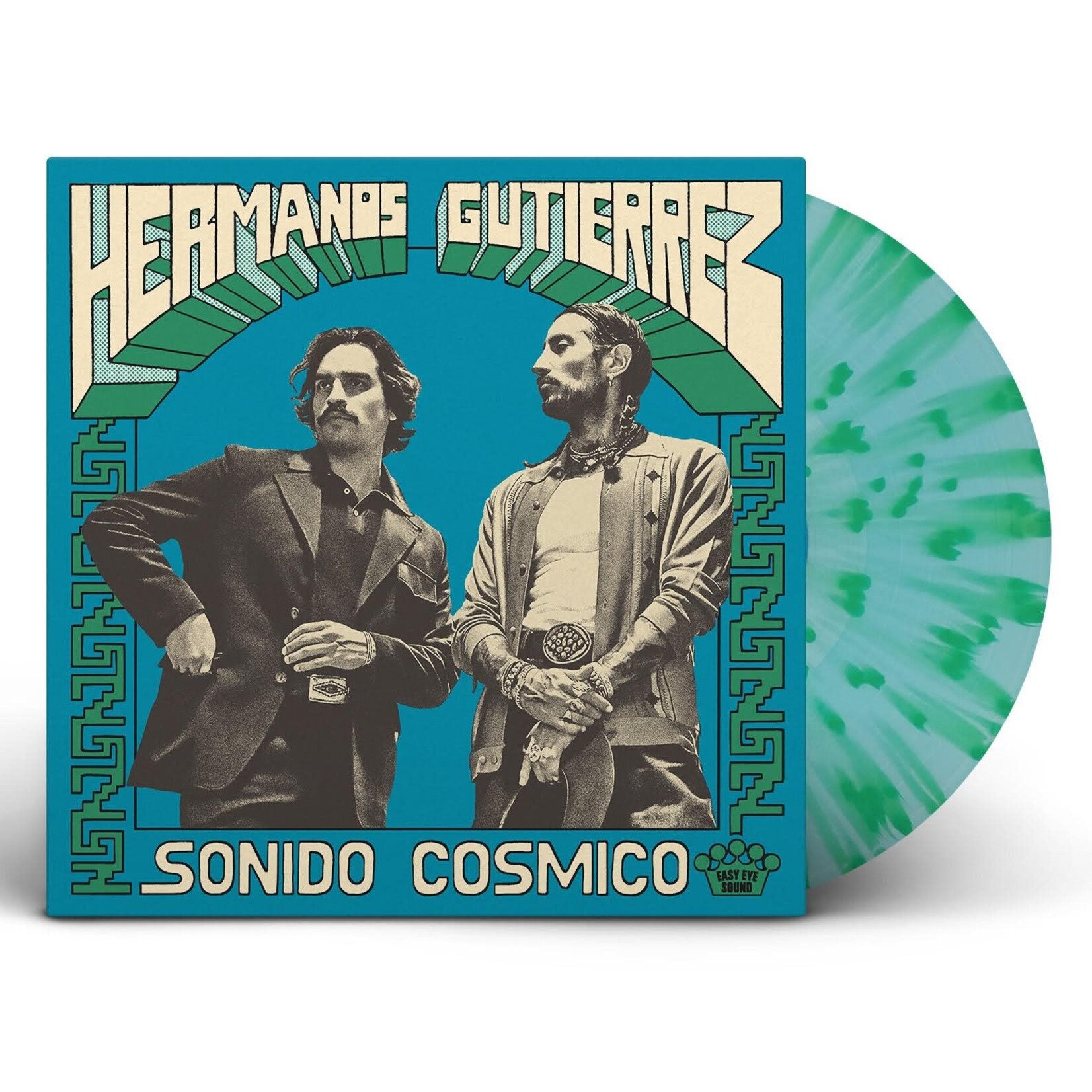 Easy Eye Sound PRE-ORDER Hermanos Gutiérrez - Sonido Cósmico (LP) [Blue/Green Splatter]