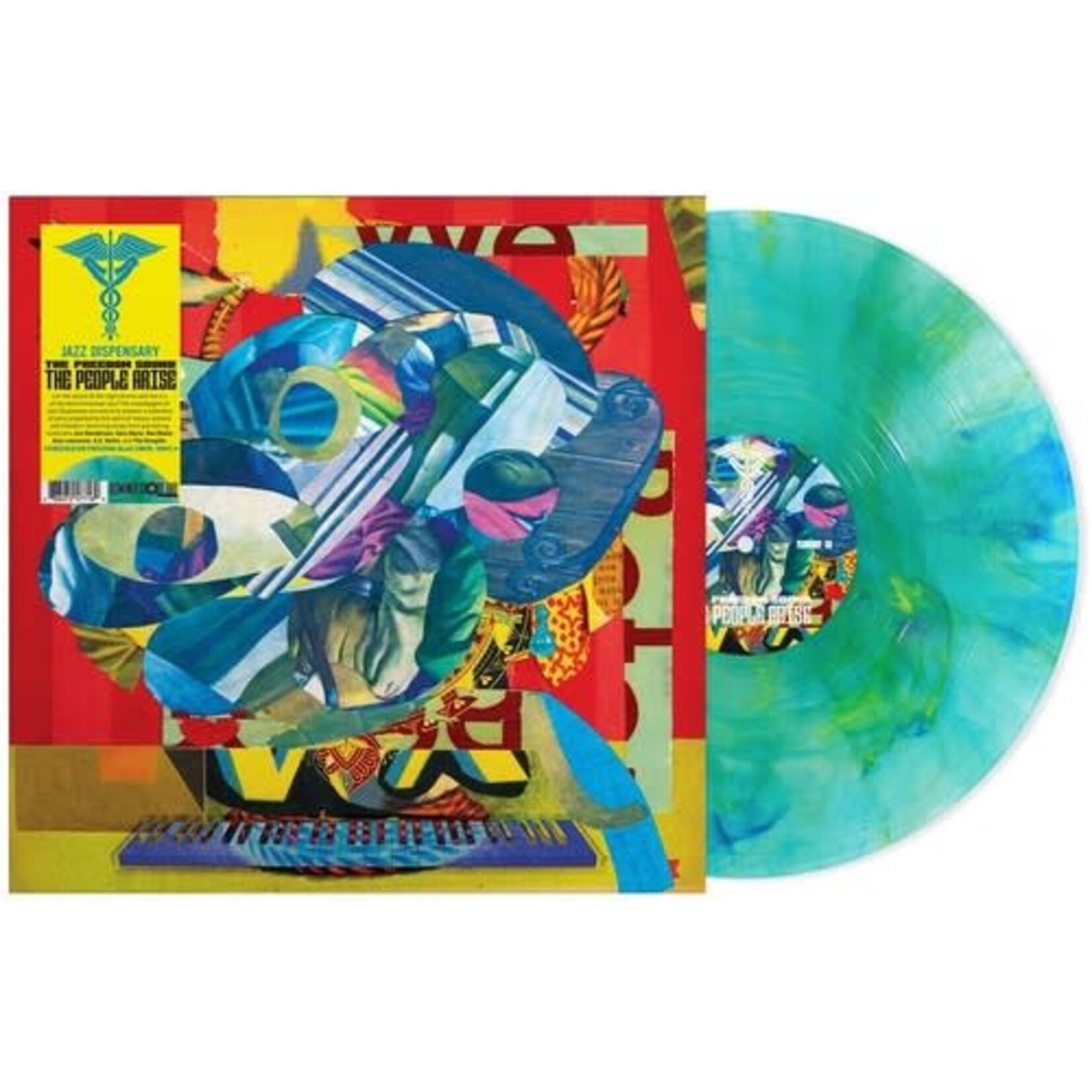 Record Store Day 2008-2024 V/A - Jazz Dispensary: The Freedom Sound! The People Arise (LP) [Freedom Blue Swirl]