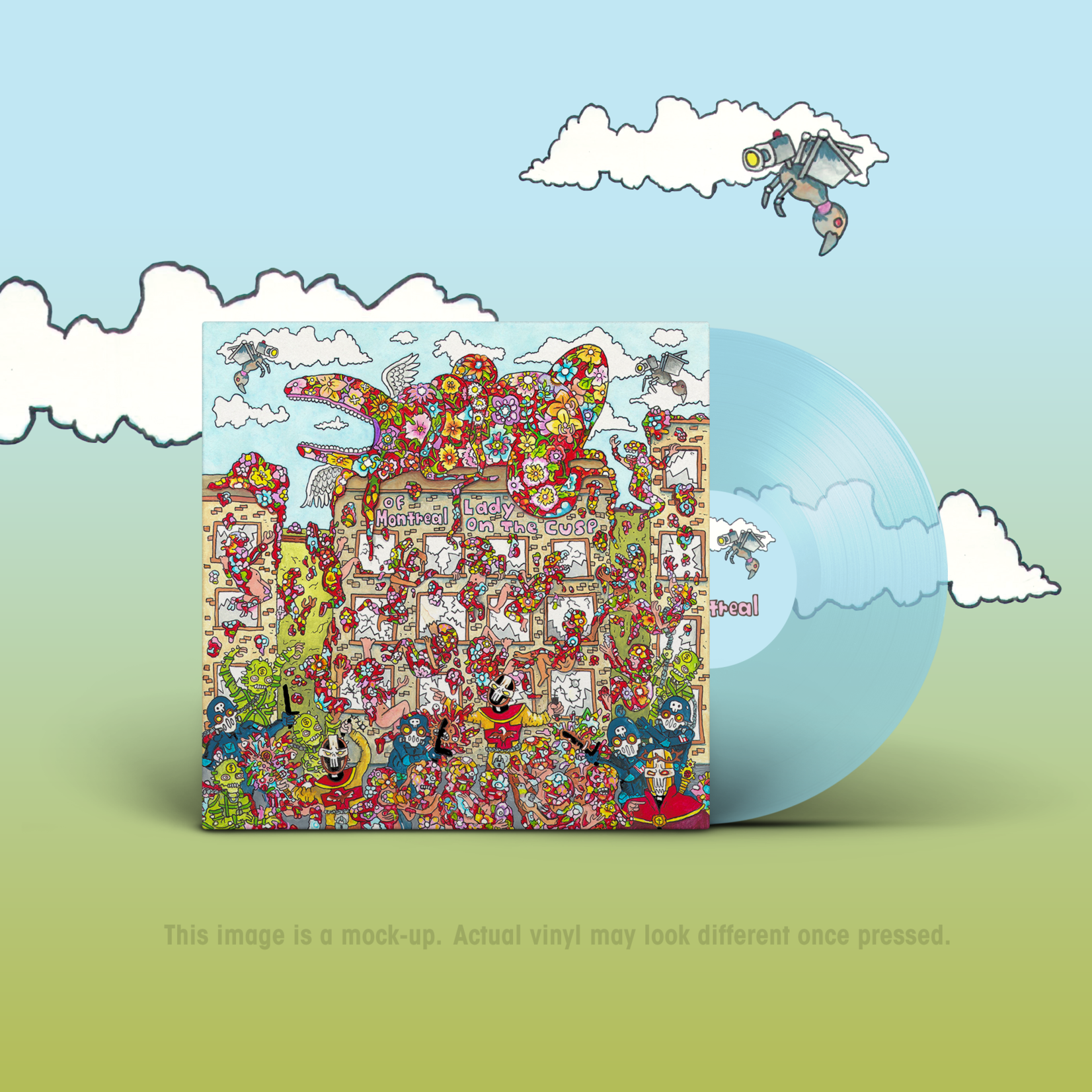 Polyvinyl of Montreal - Lady On The Cusp (LP) [SIGNED Clear Sky Blue]