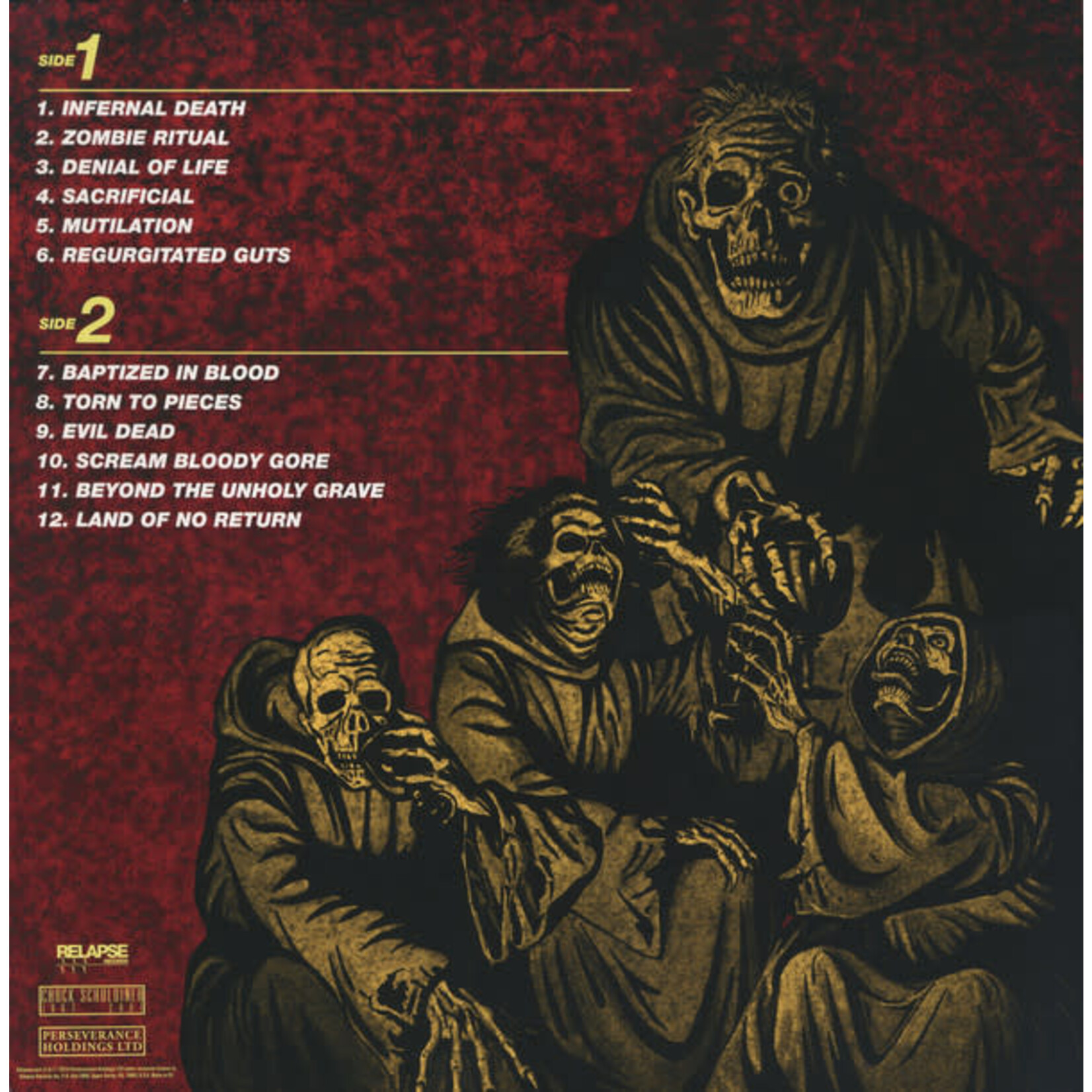 Relapse Death - Scream Bloody Gore (LP)